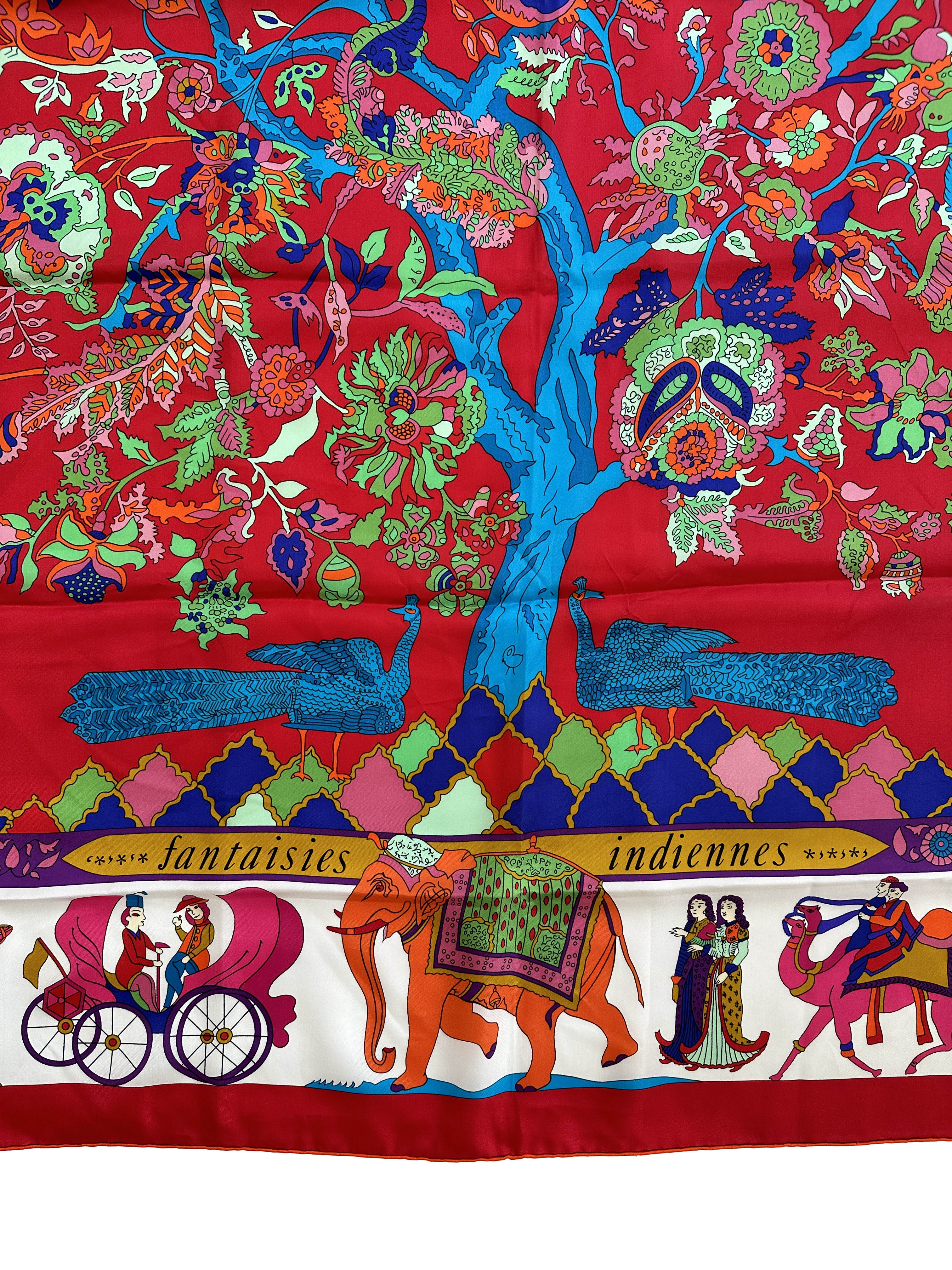Hermès Fantaisies Indiennes Silk 140