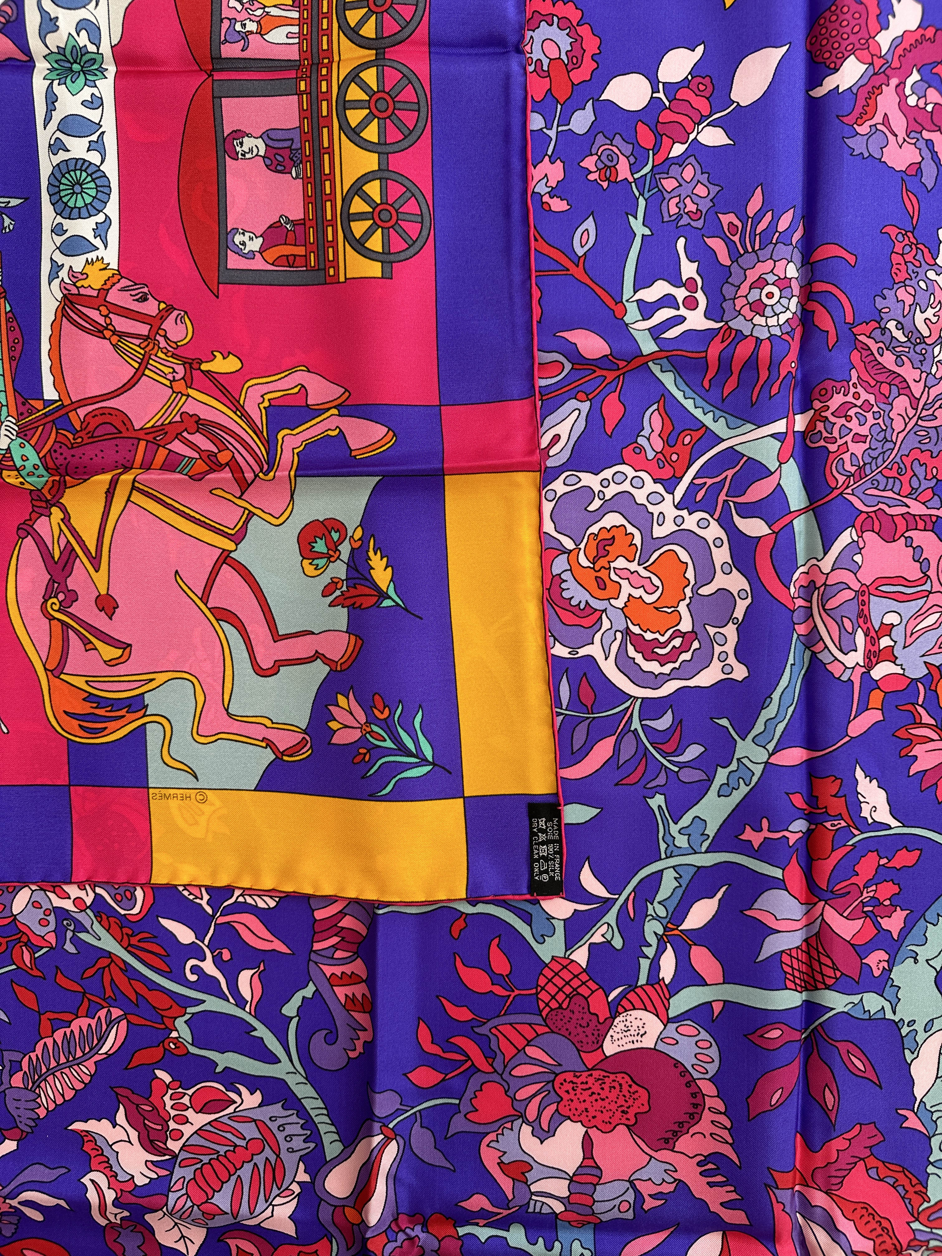 Hermès Fantaisies Indiennes Silk 140