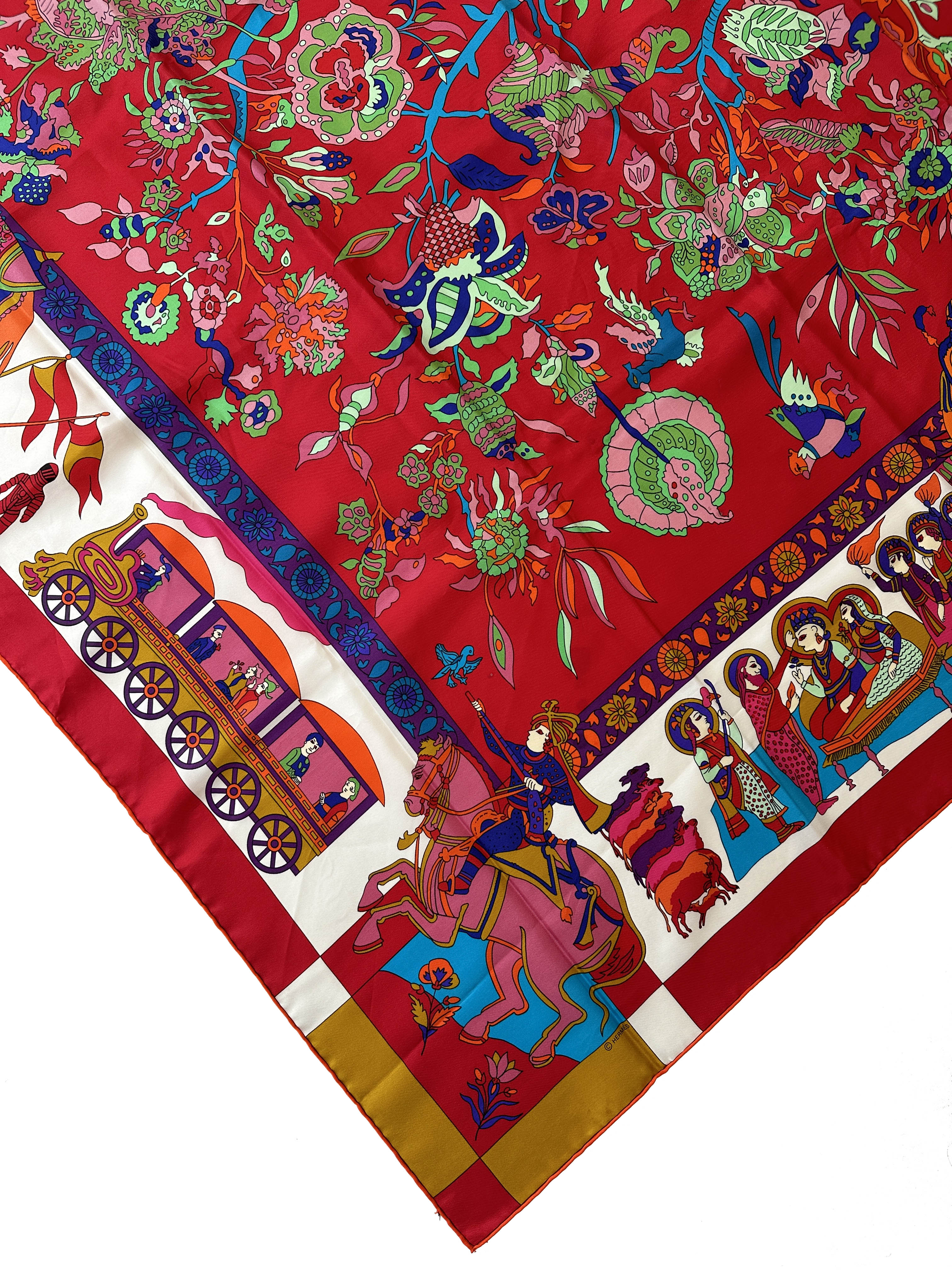 Hermès Fantaisies Indiennes Silk 140