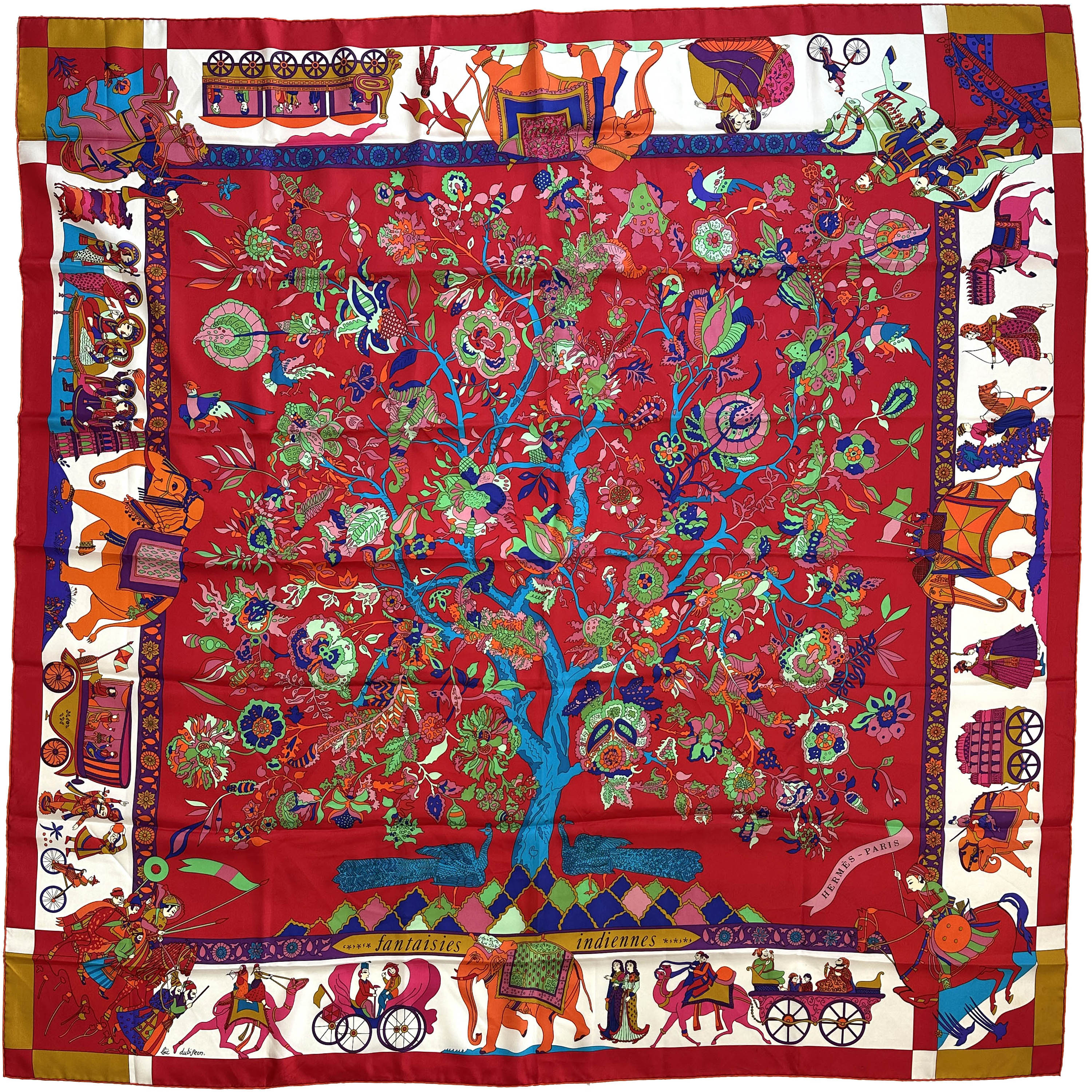 Hermès Fantaisies Indiennes Silk 140