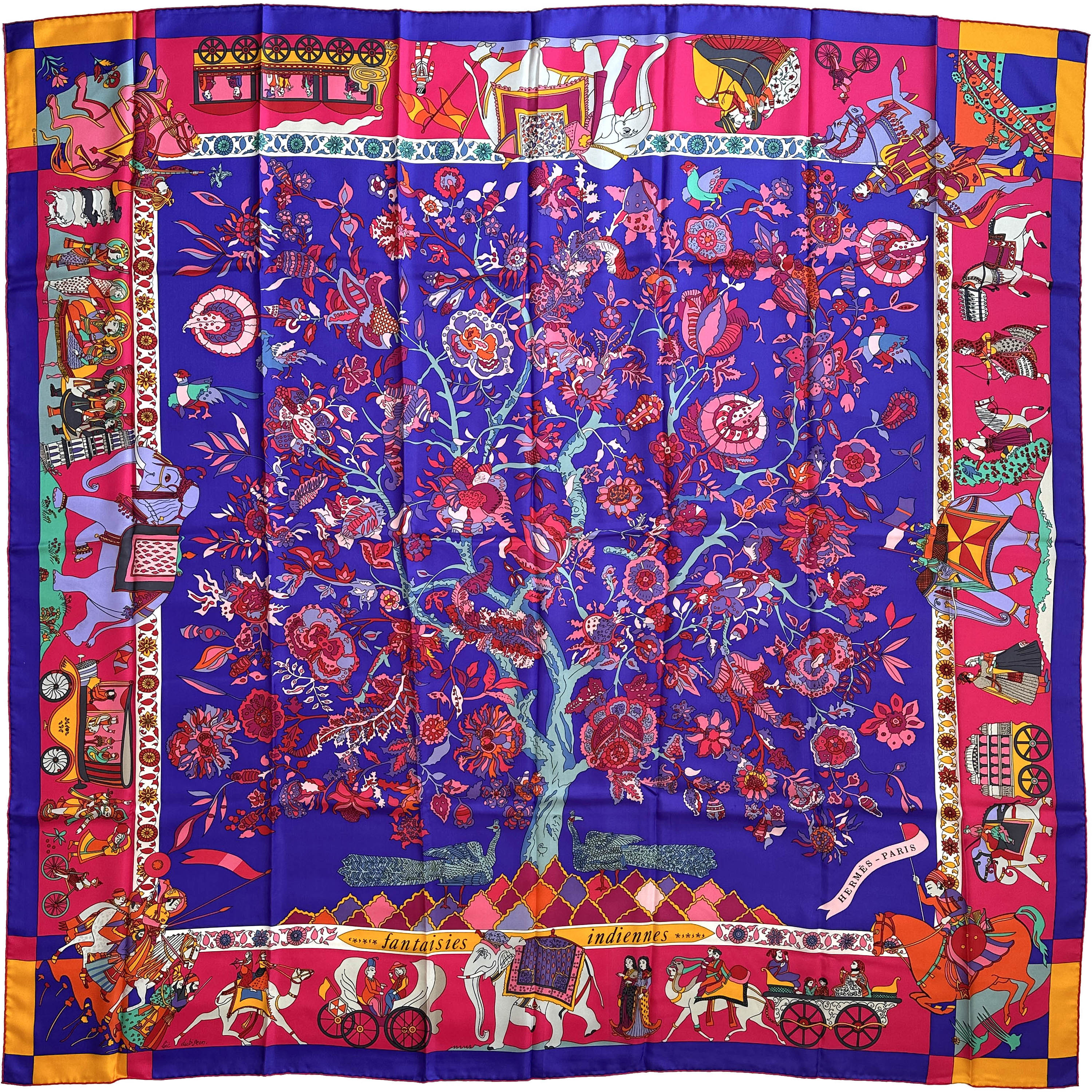 Hermès Fantaisies Indiennes Silk 140