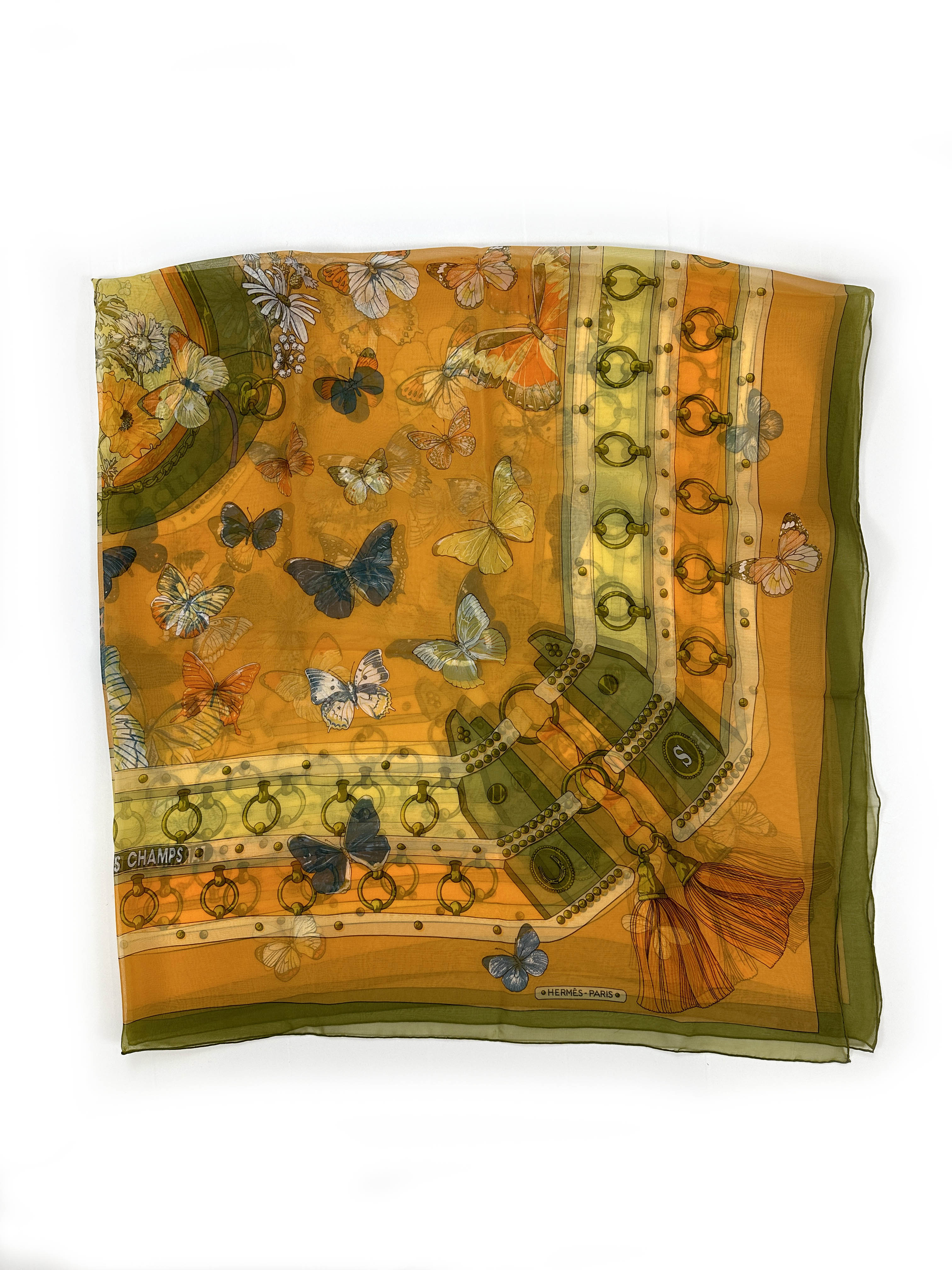 Hermès Farandole des Champs Mousseline 140