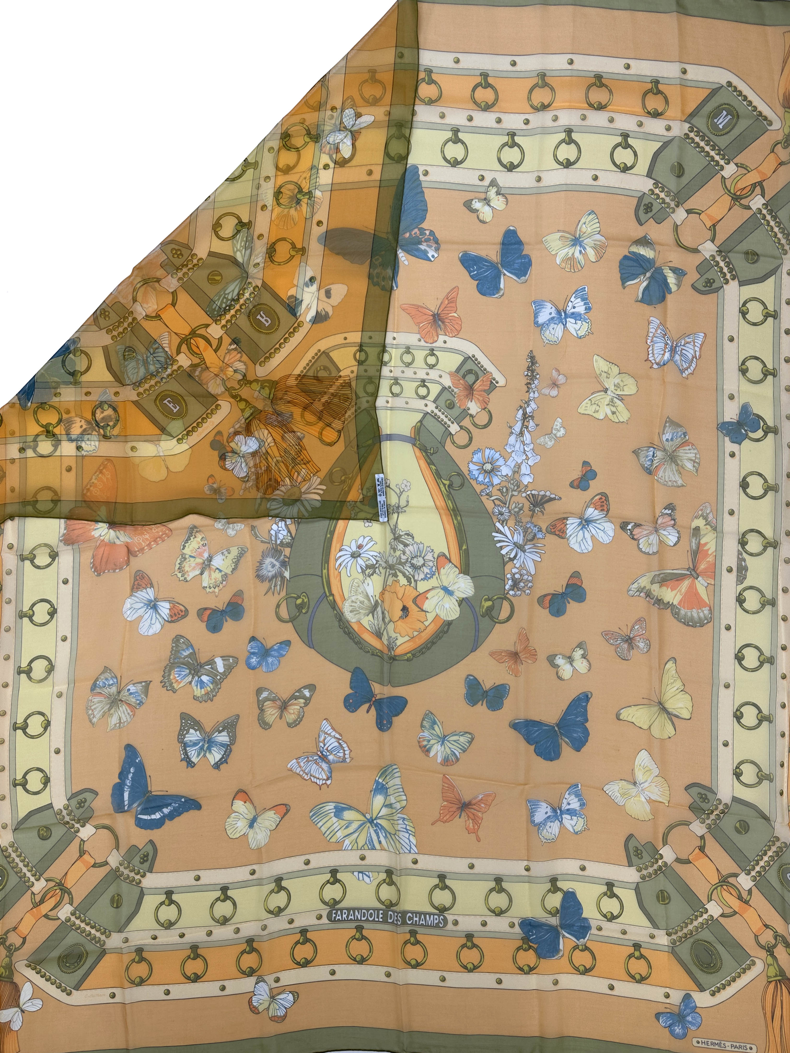 Hermès Farandole des Champs Mousseline 140