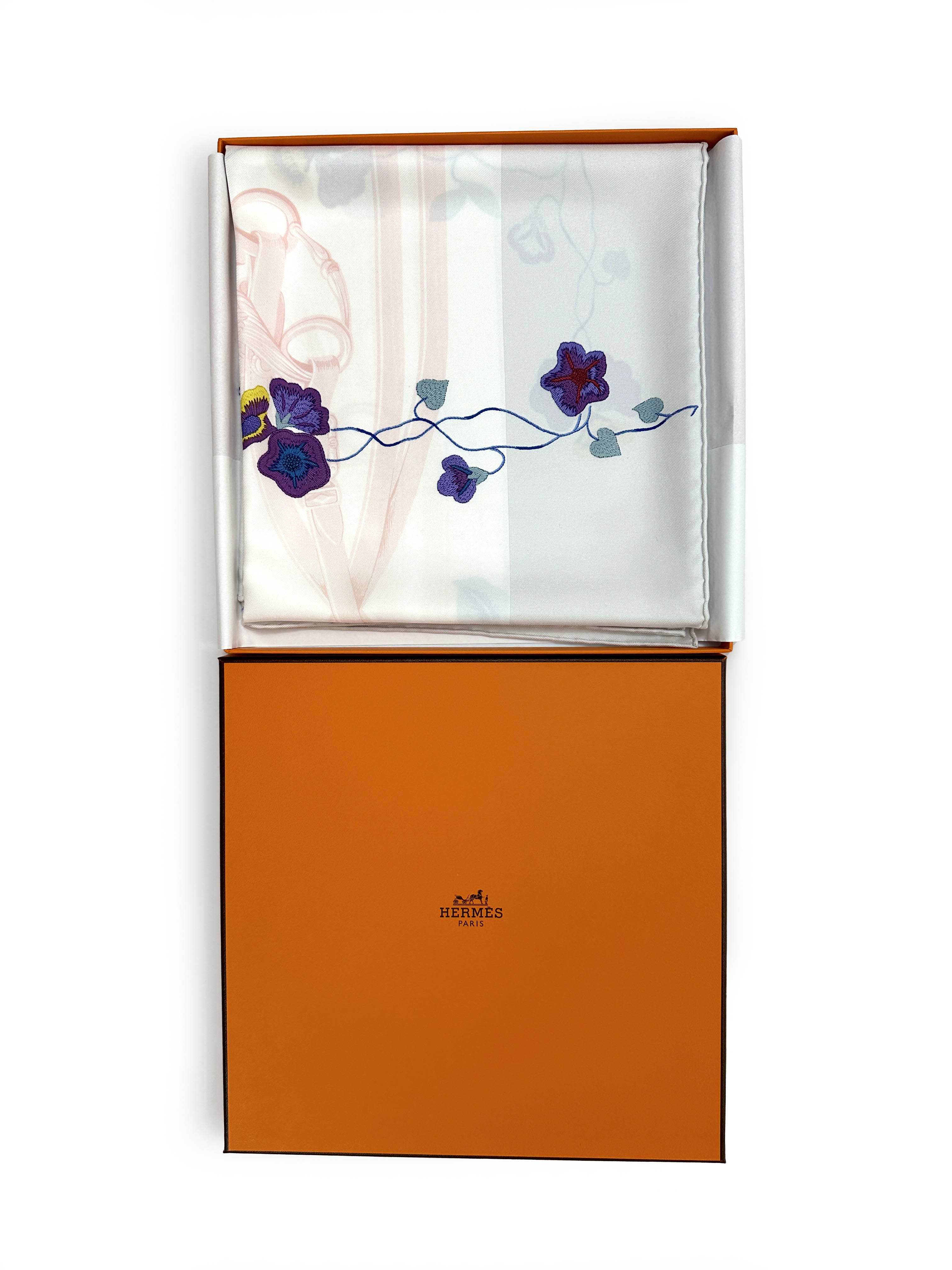 Hermès Brides Fleuries 90
