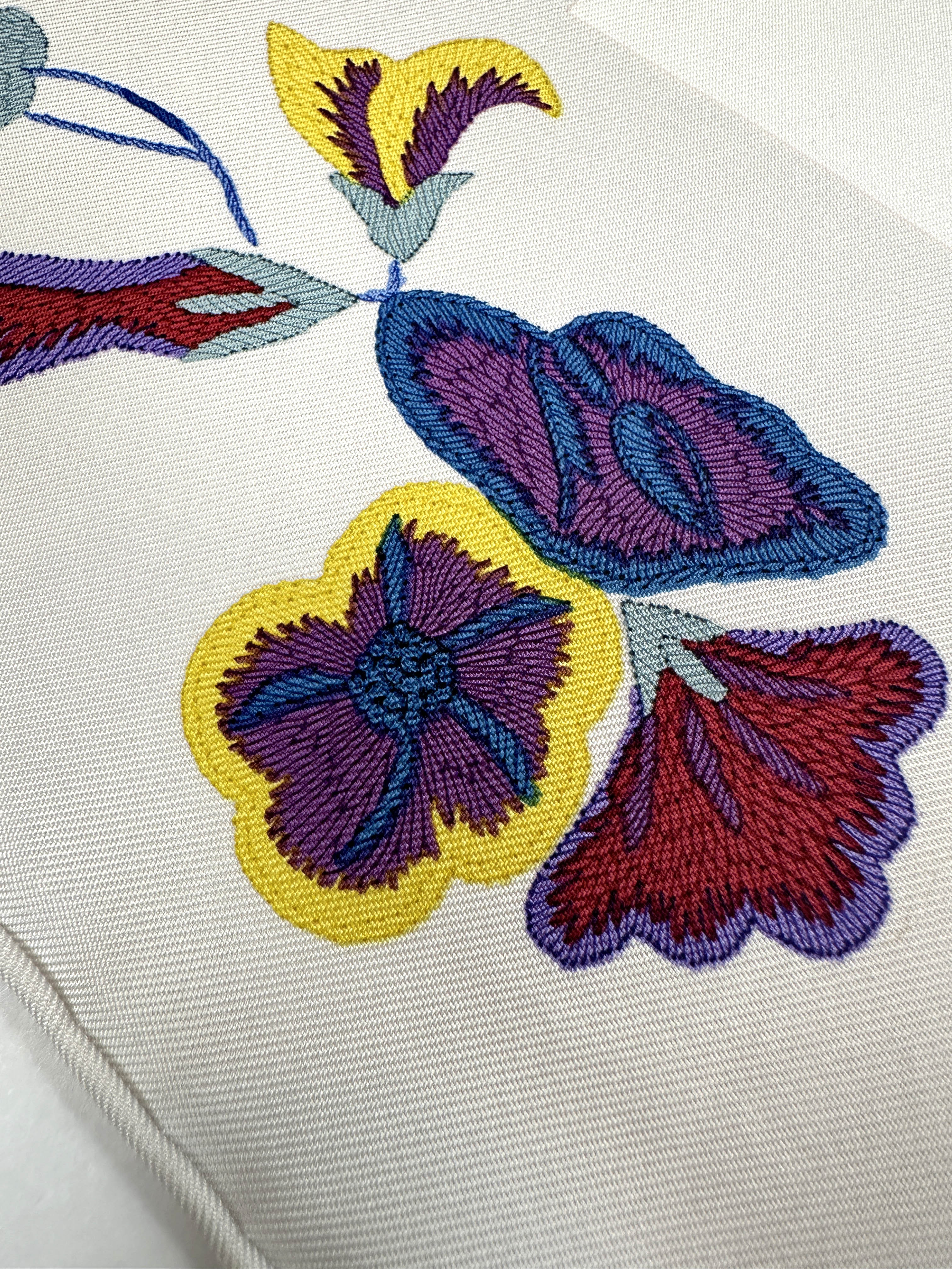 Hermès Brides Fleuries 90