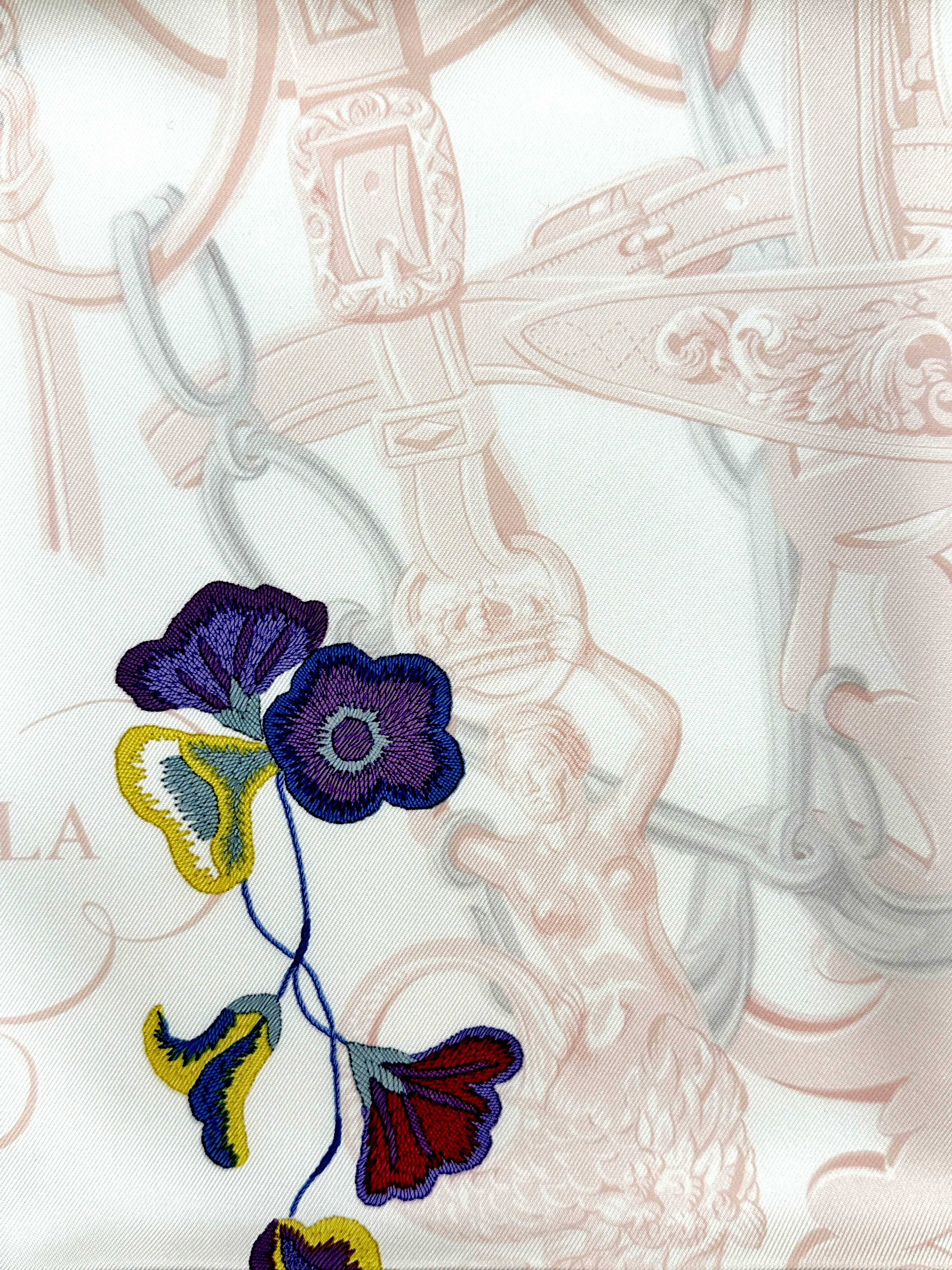 Hermès Brides Fleuries 90