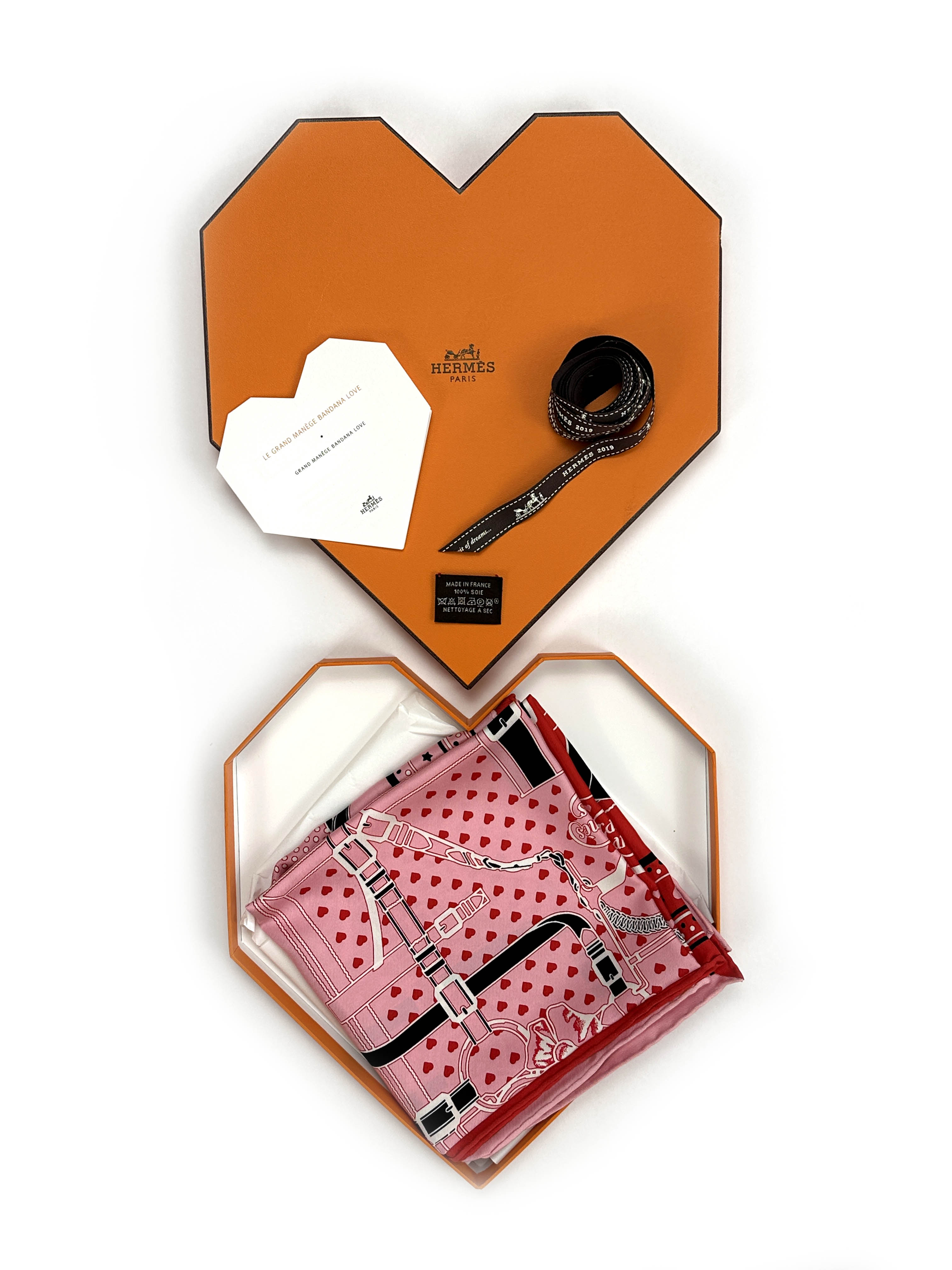 Hermès Le Grand Manege Bandana Love 70