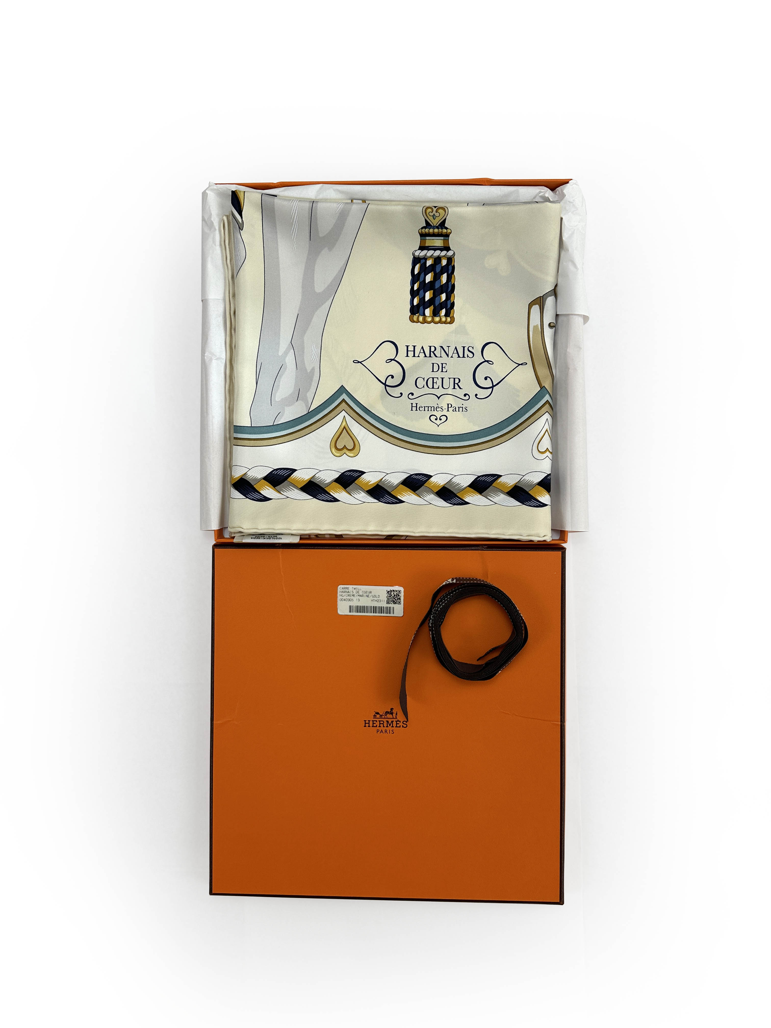 Hermès Harnais de Coeur 90