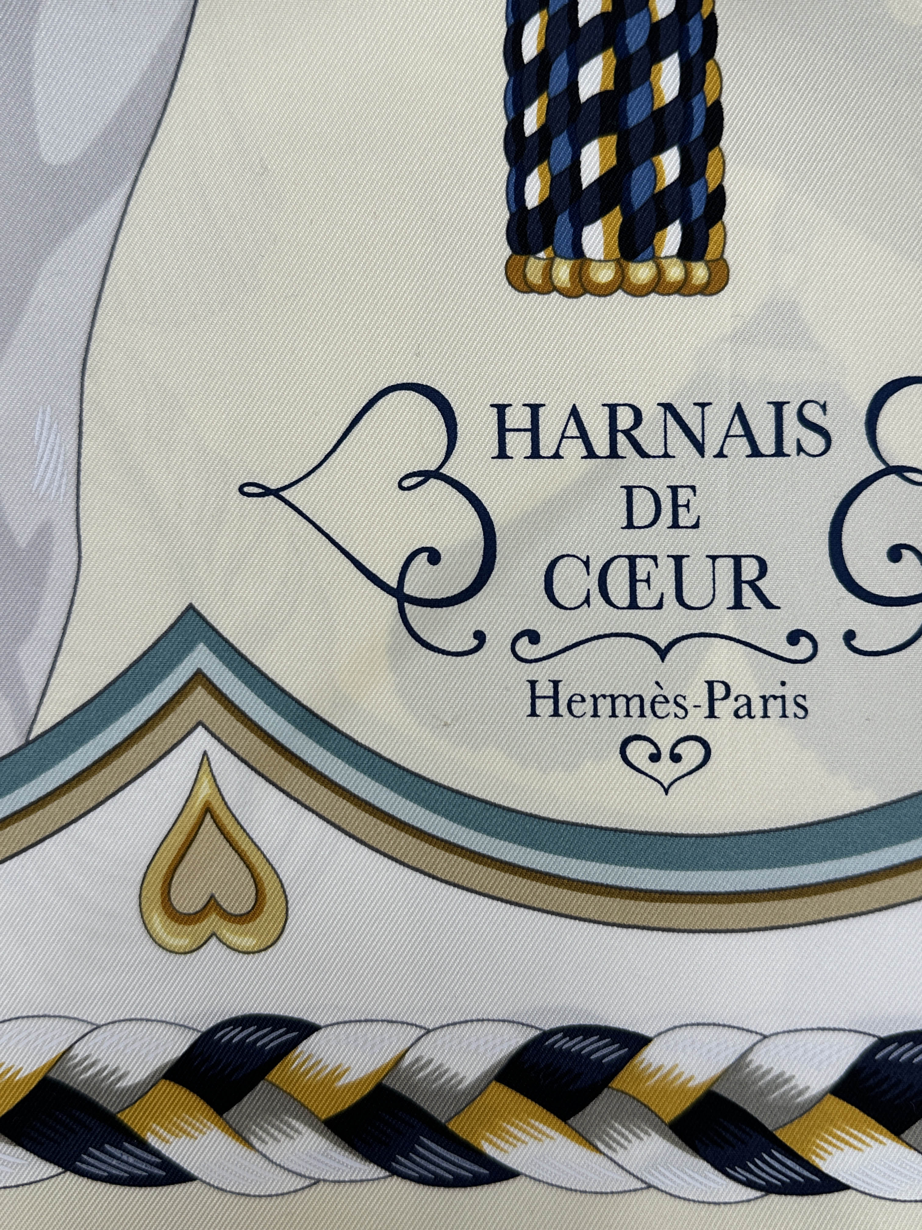 Hermès Harnais de Coeur 90