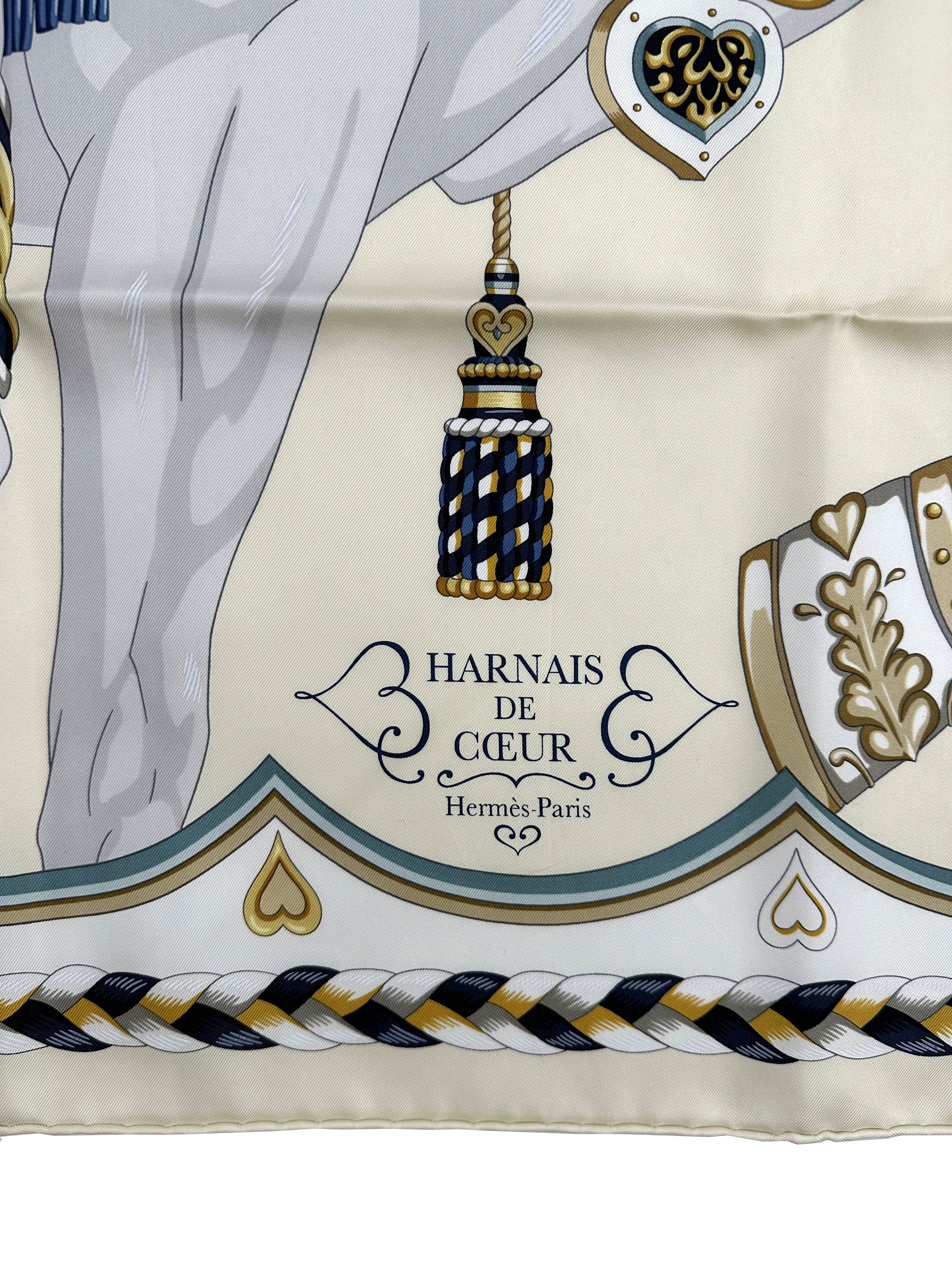 Hermès Harnais de Coeur 90