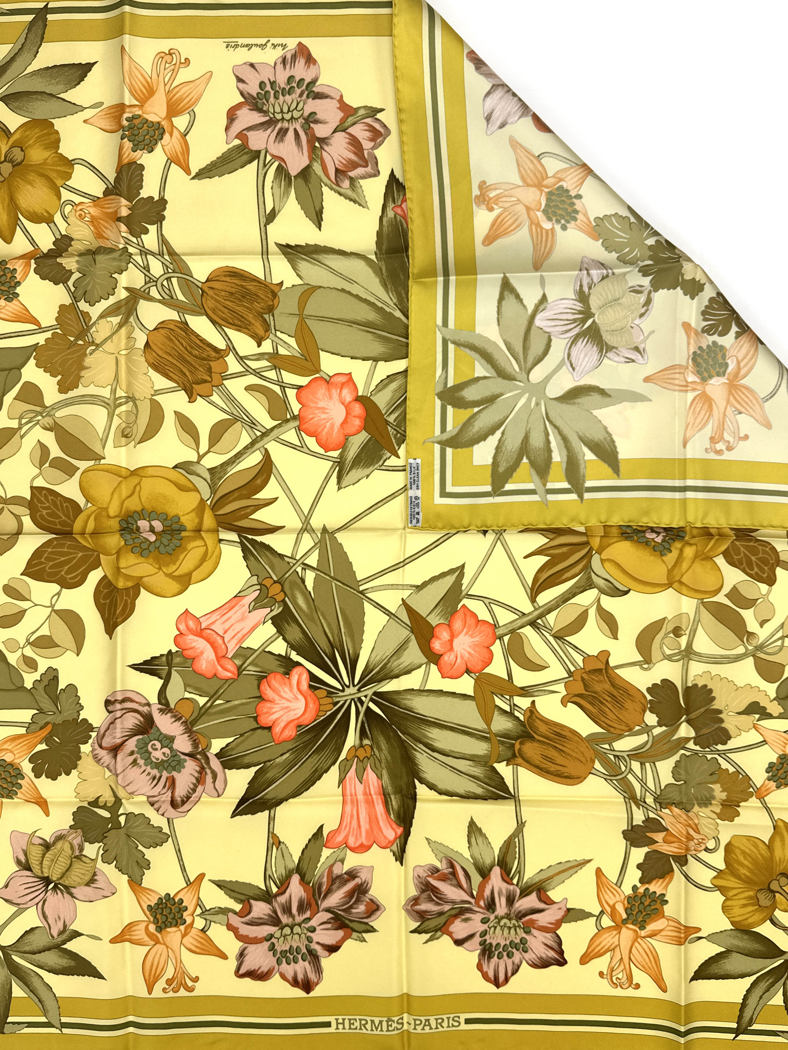 Hermès Fleurs d'Hellade 90