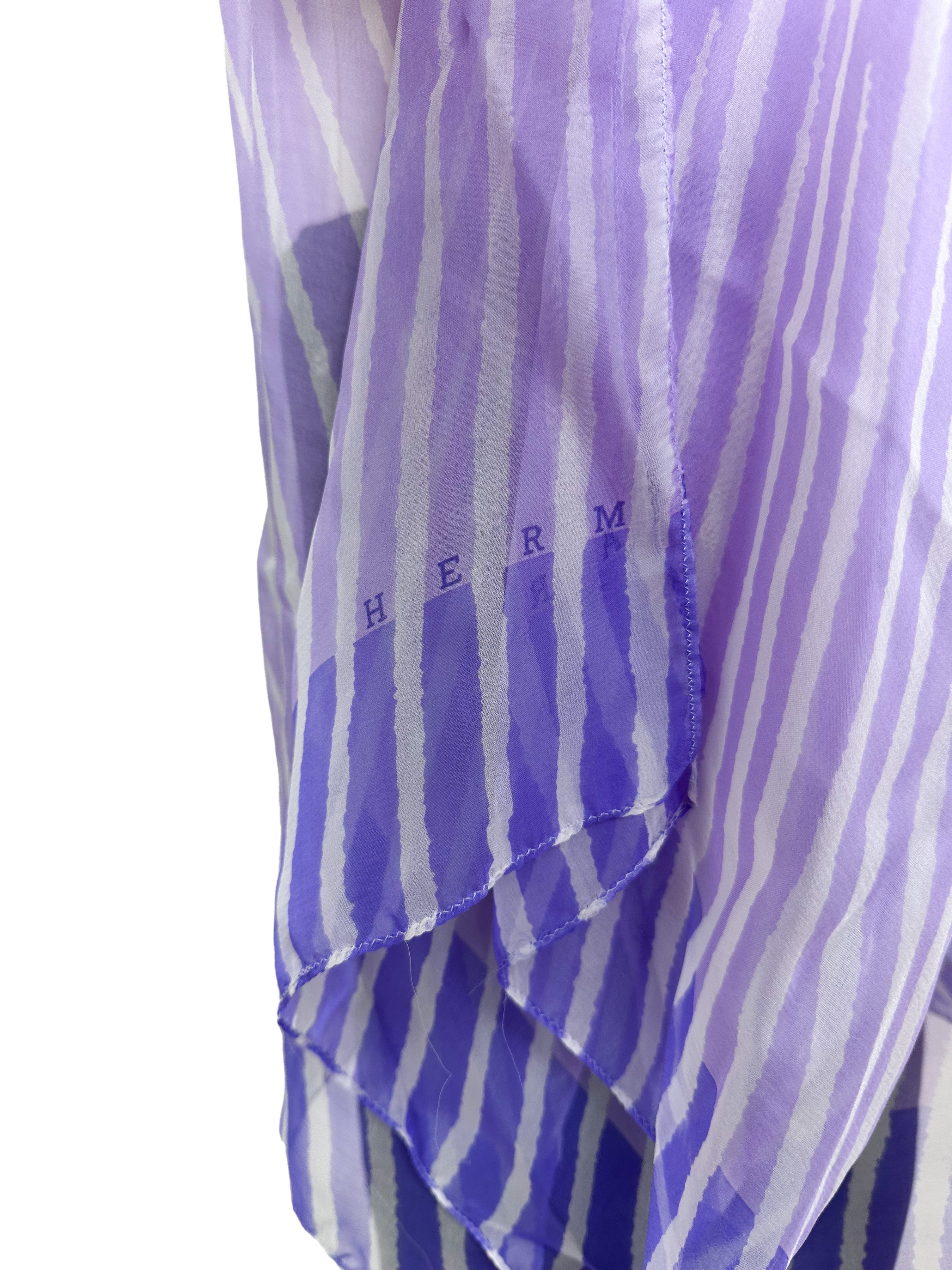 Hermès Soleil Mousseline Top