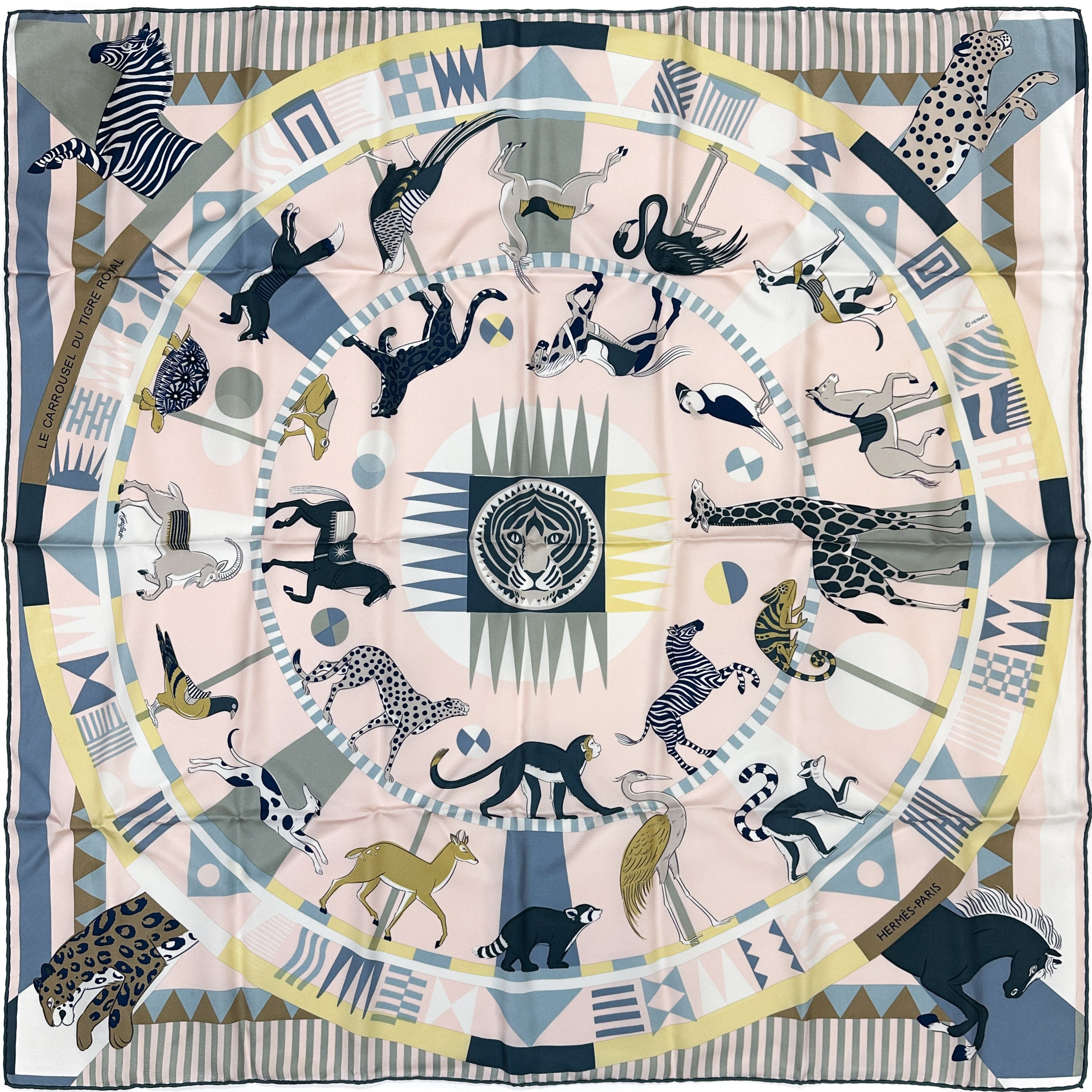 Hermès Le Carrousel du Tigre Royal 90