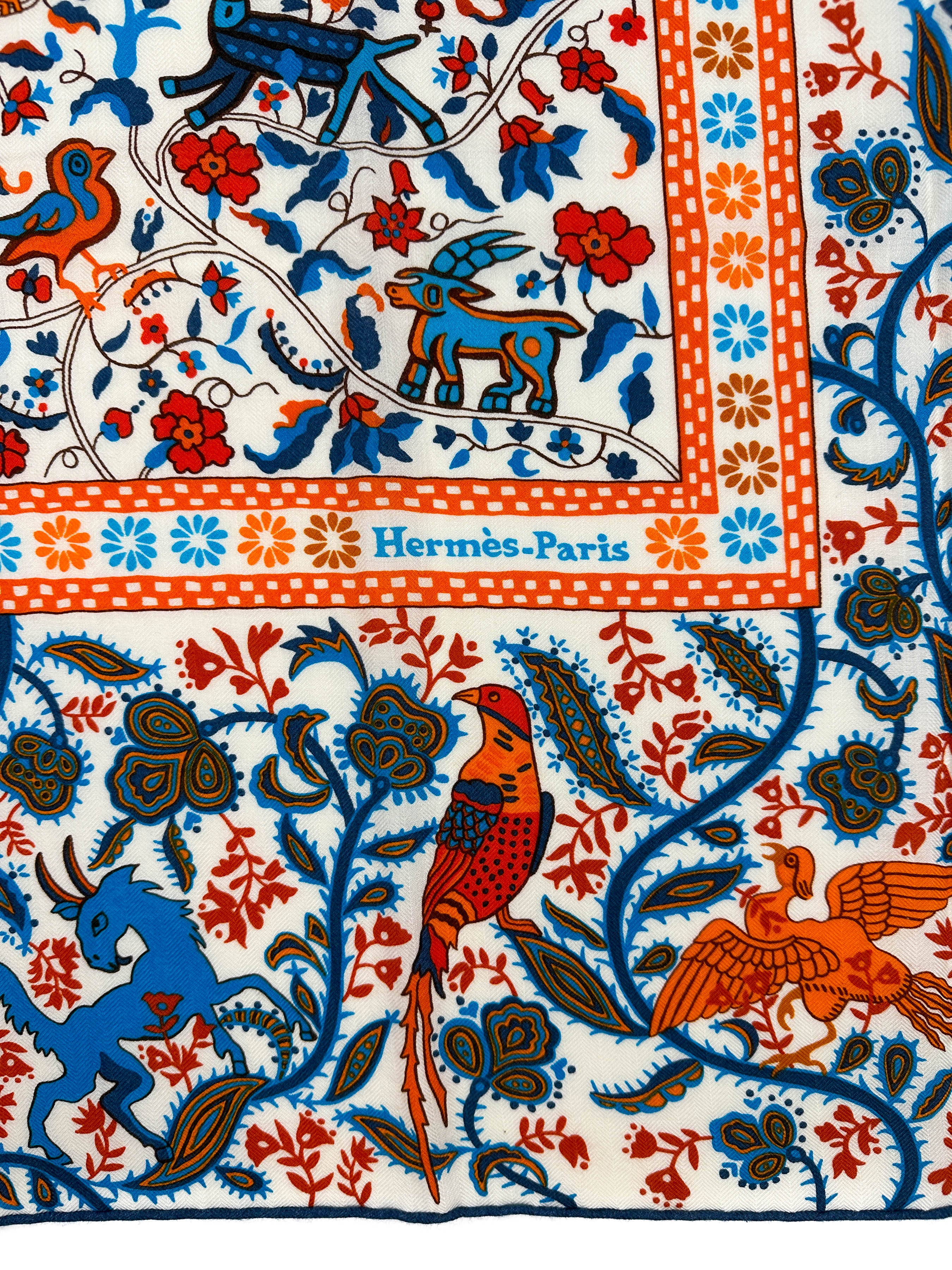 Hermès Jardins de Soie Cashmere Silk 140