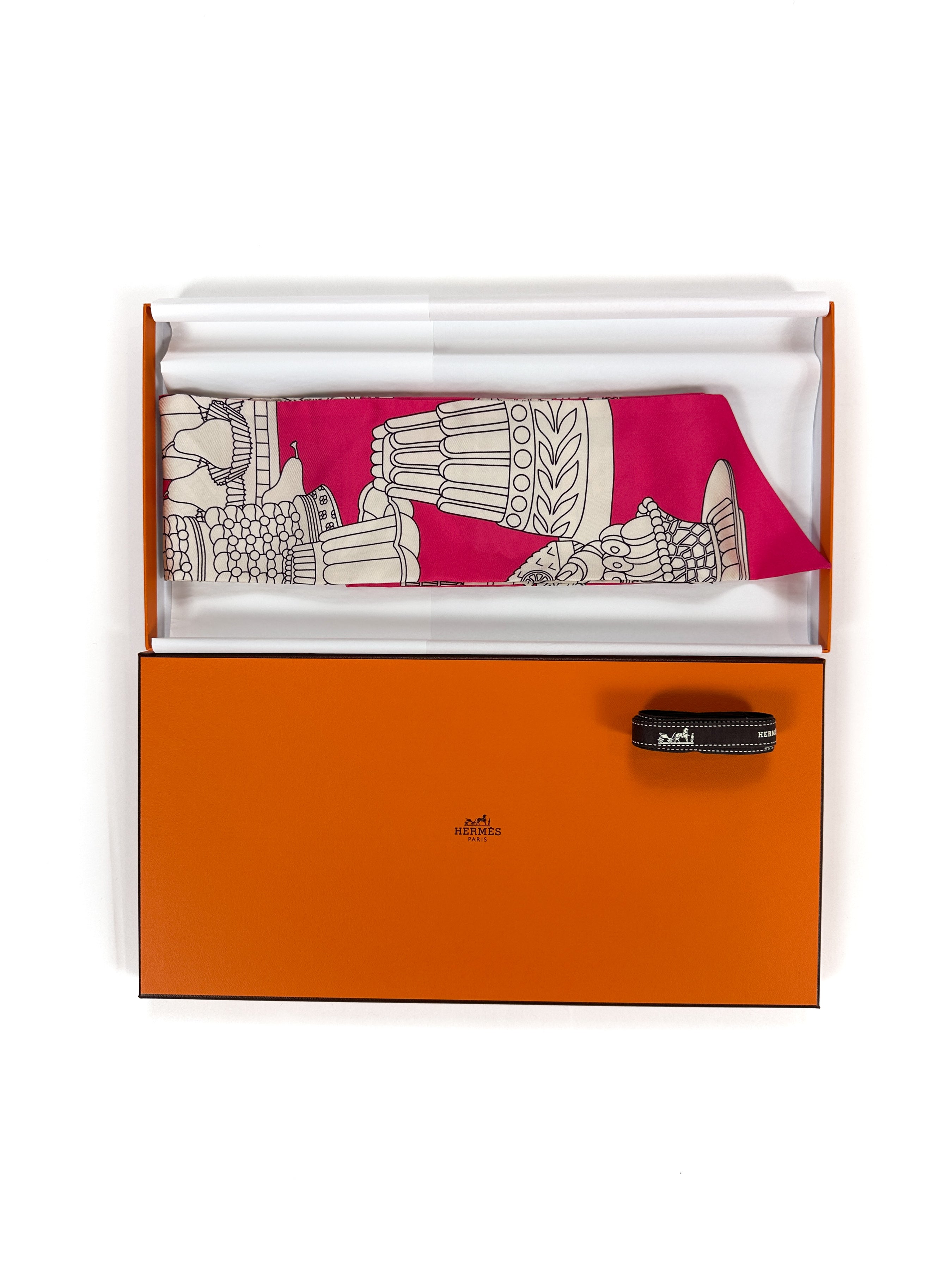 Hermès La Pâtisserie Française Maxi Twilly Slim