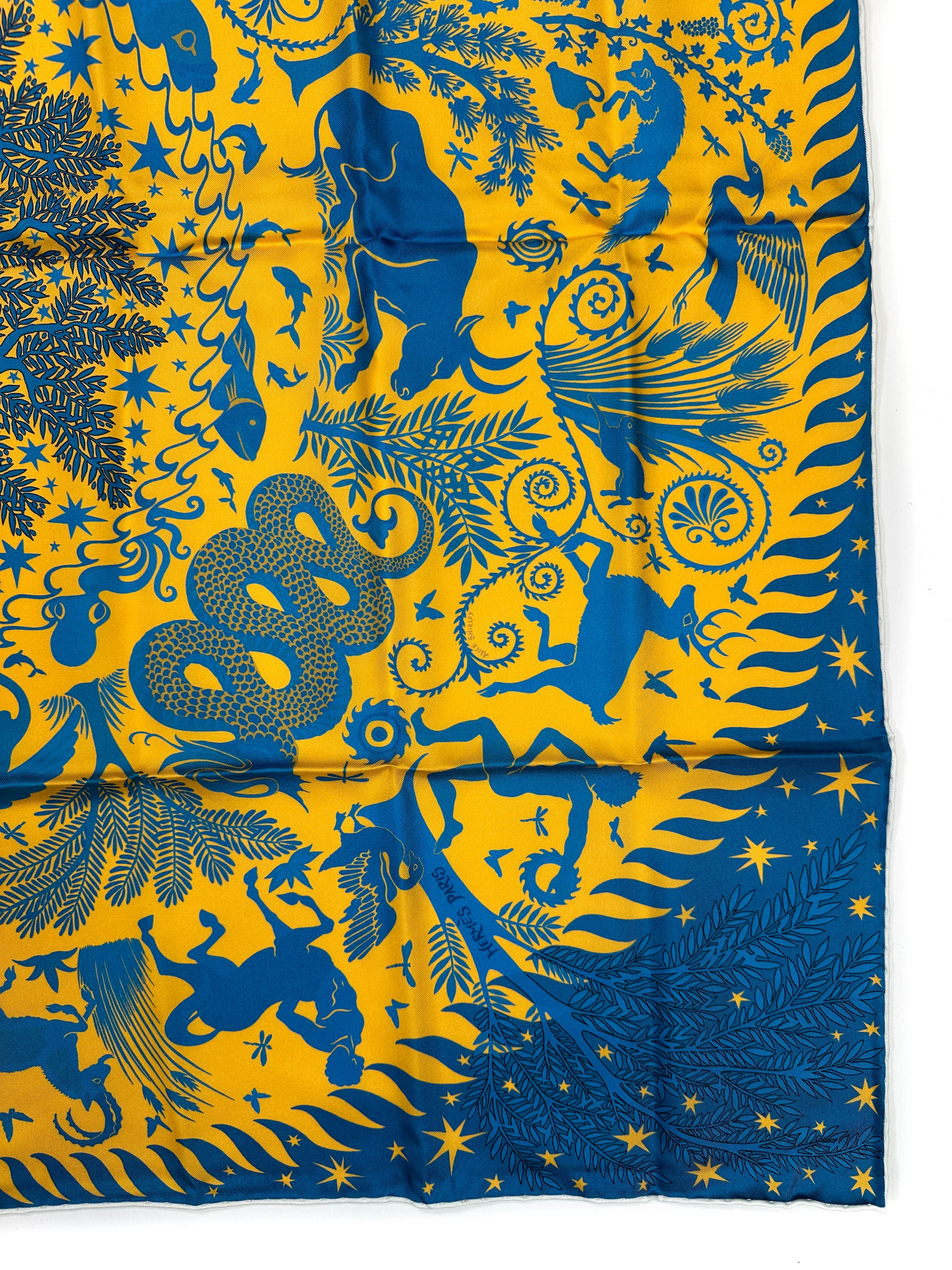 Hermès Sous le Charme d'Orphée Double Face 90