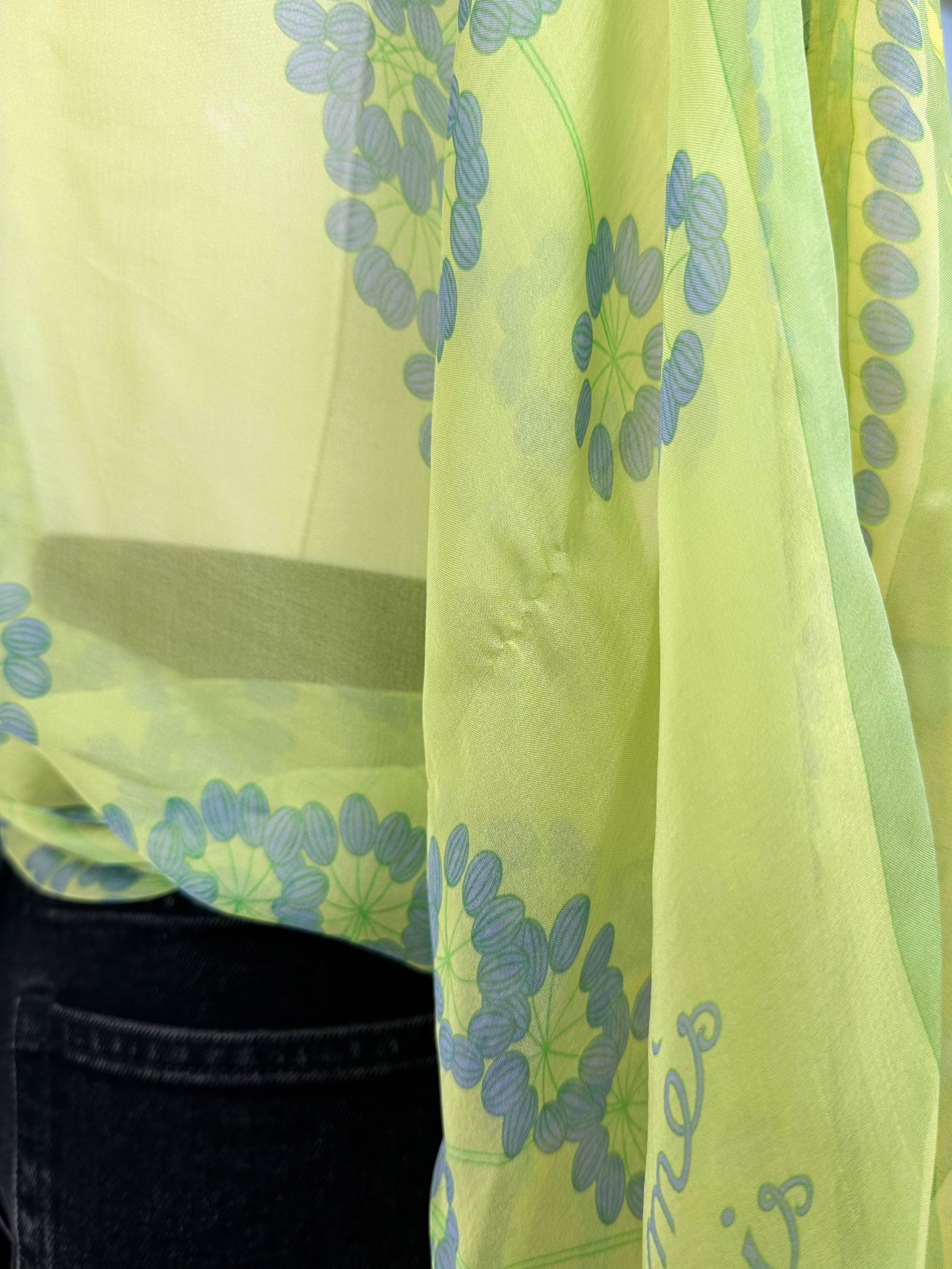 Hermès Ombelles Mousseline Top