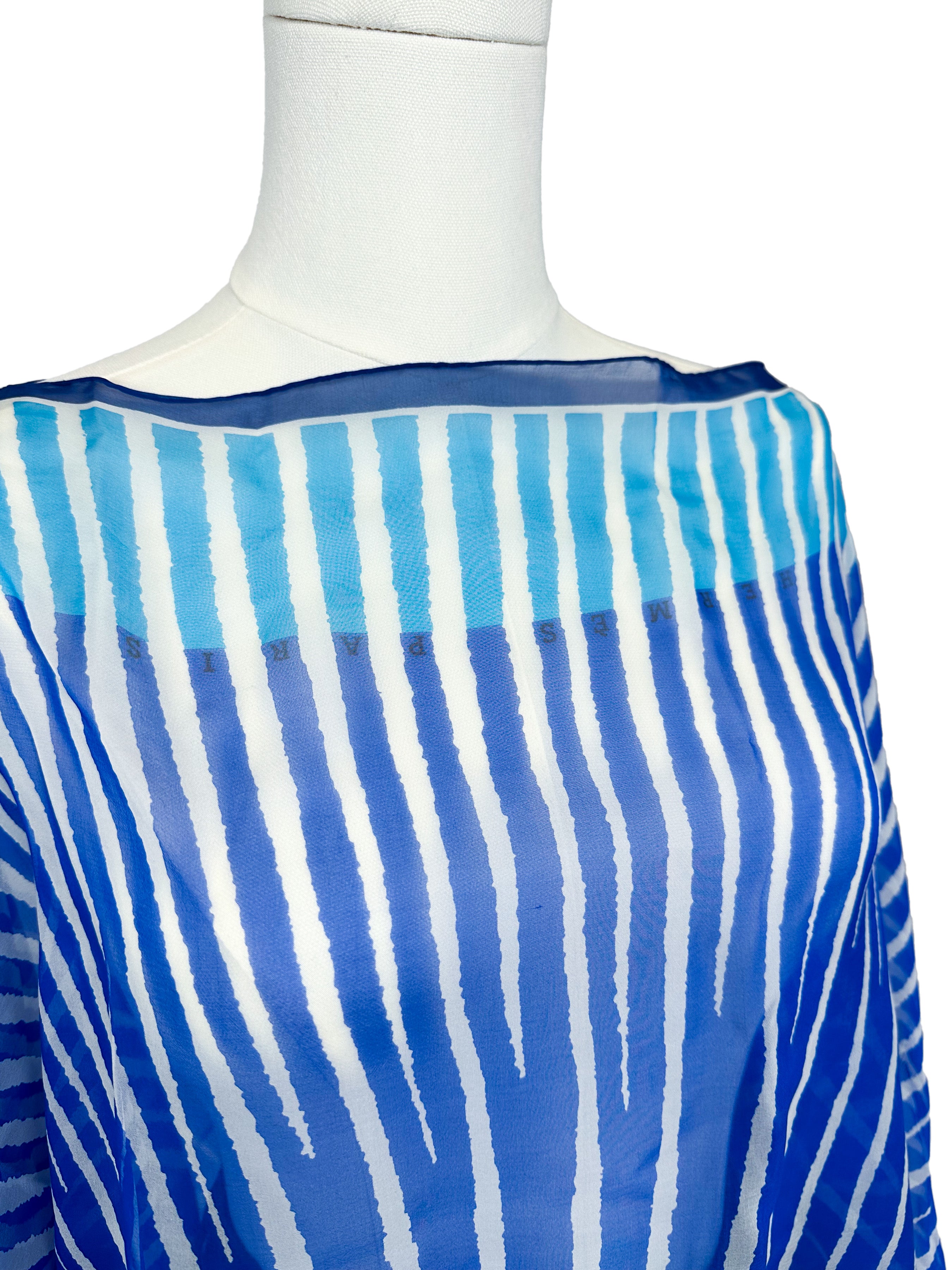 Hermès Soleil Mousseline Top