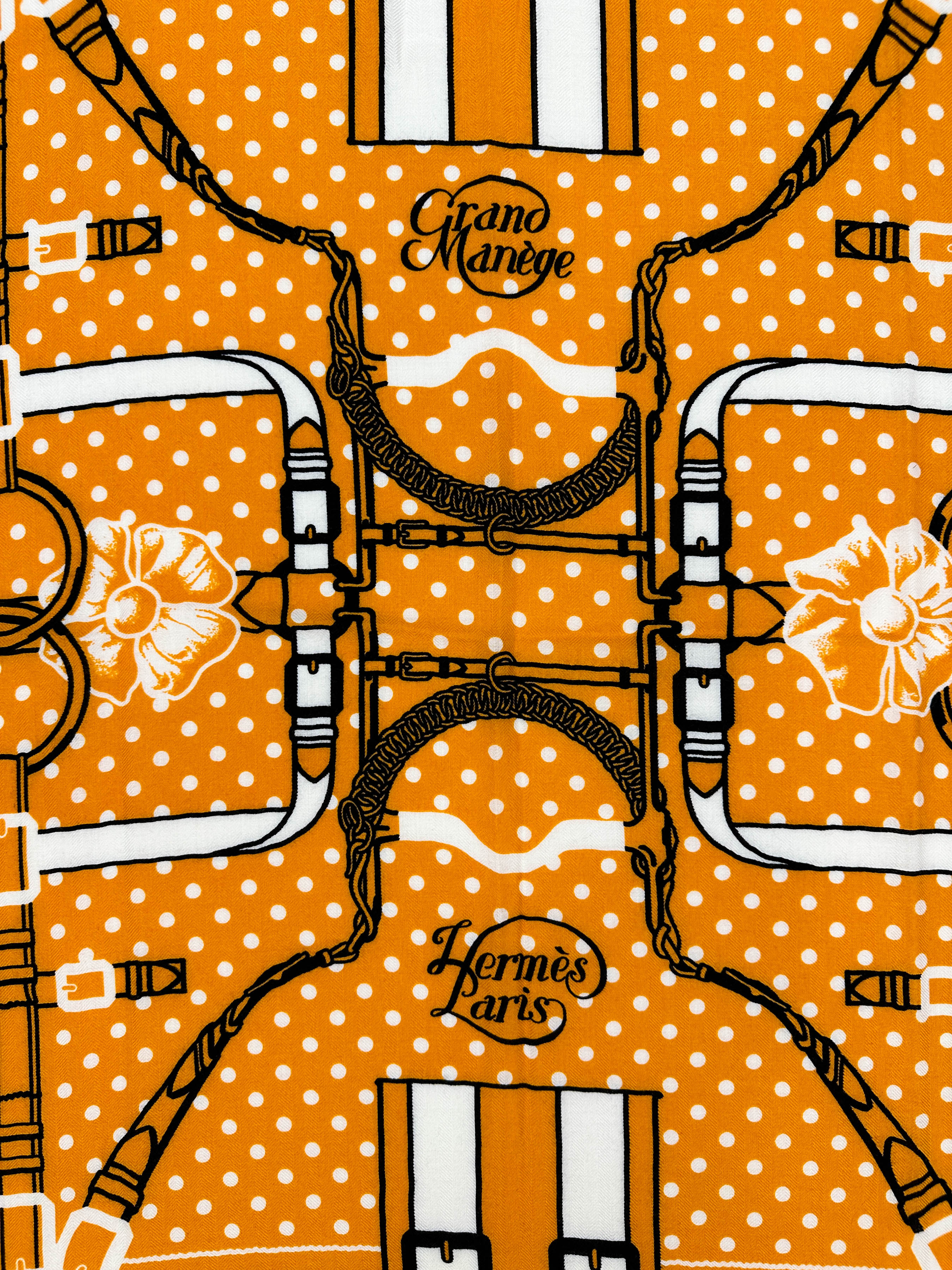 Hermès Grand Manege Bandana Cashmere Silk 140