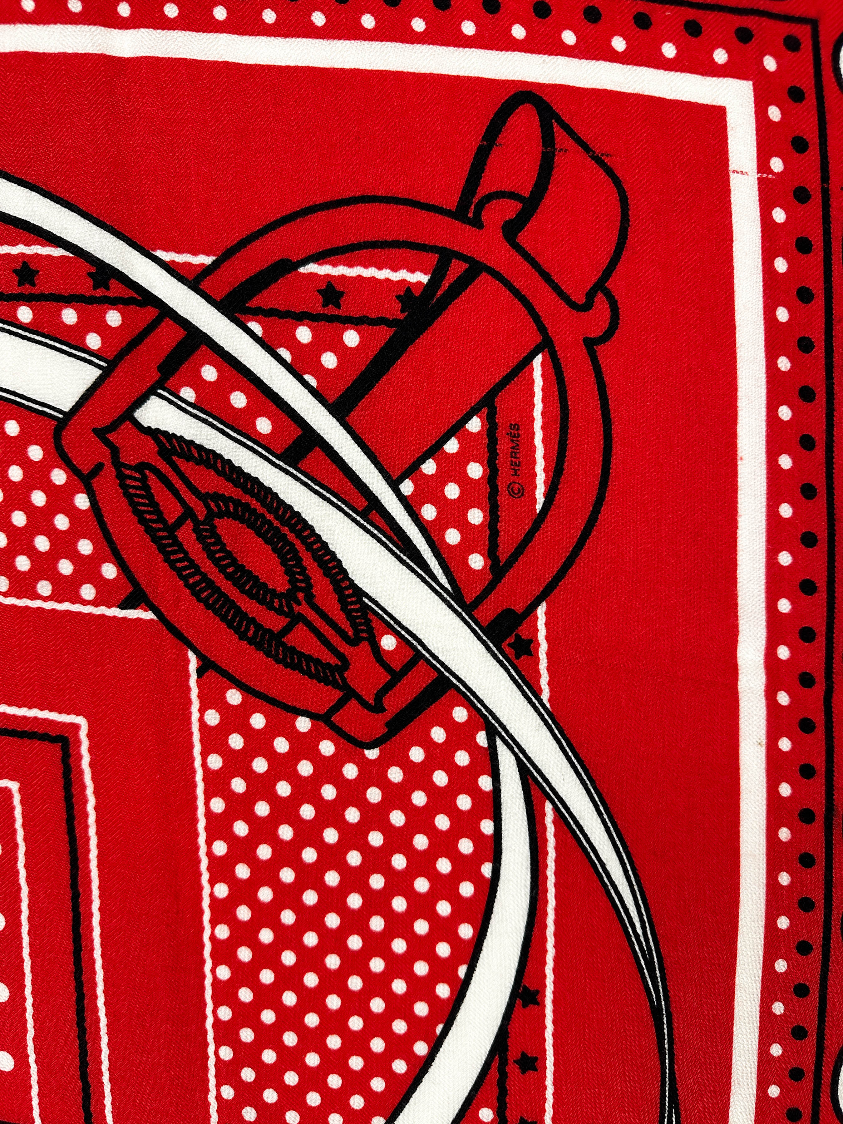 Hermès Grand Manege Bandana Cashmere Silk 140