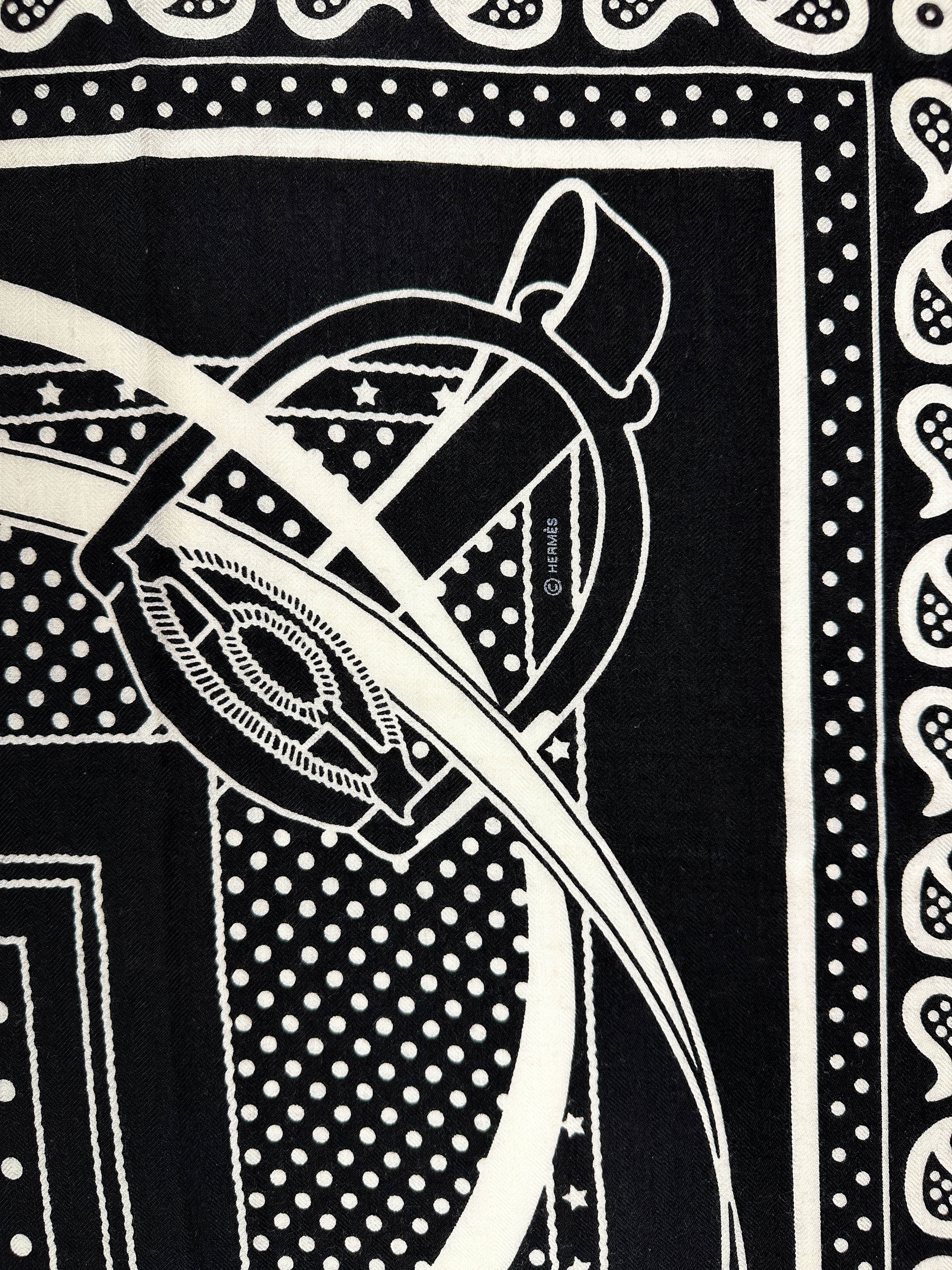 Hermès Grand Manege Bandana Cashmere Silk 140