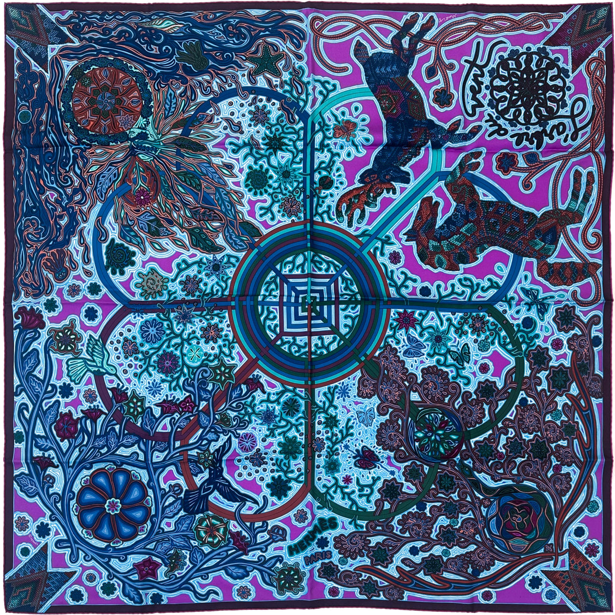 Hermès L'Arbre du Vent 90