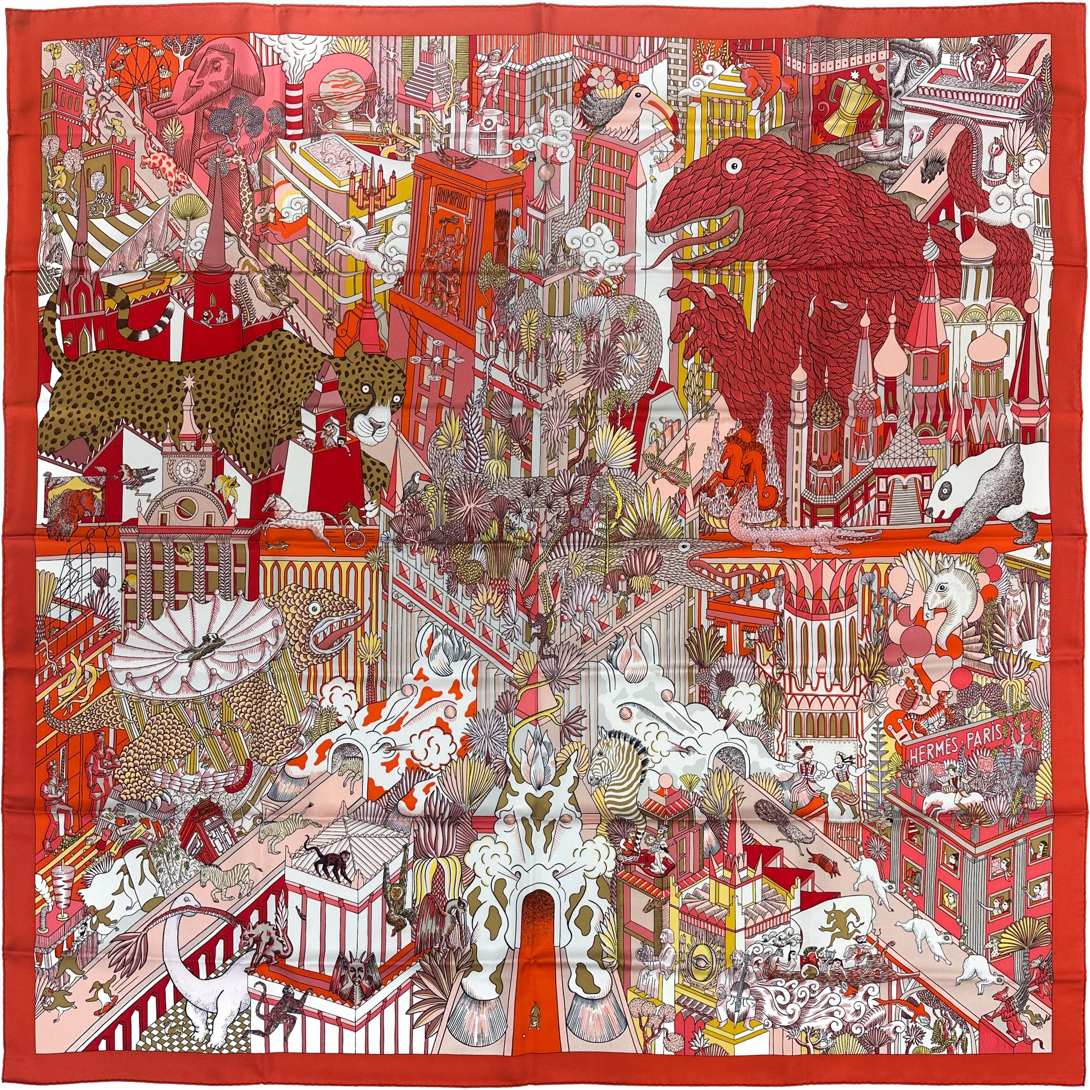 Hermès Animapolis Silk 140