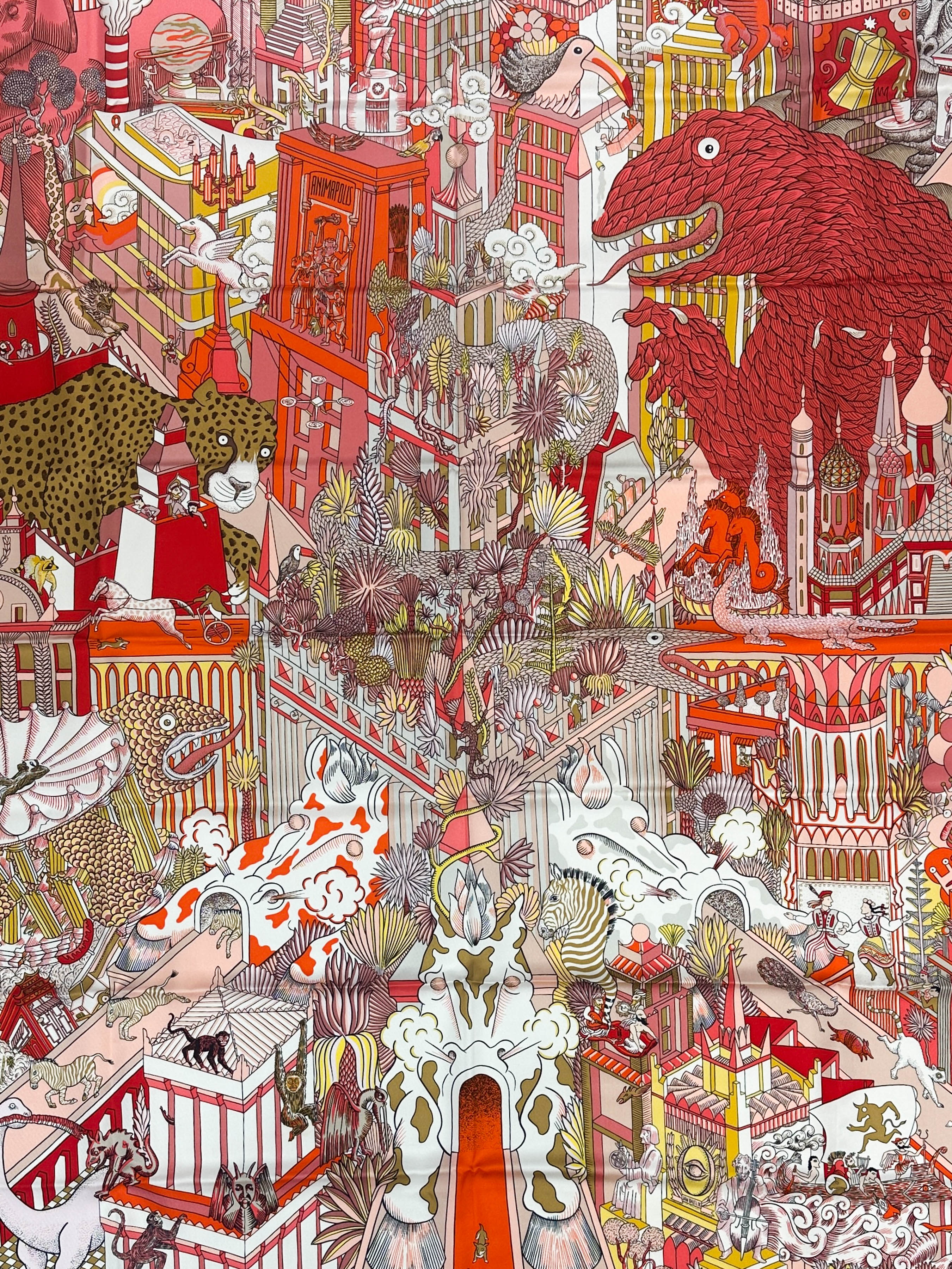 Hermès Animapolis Silk 140