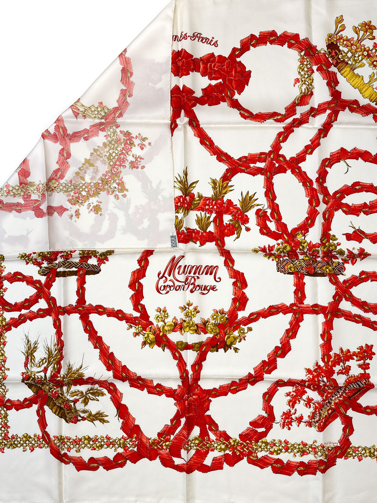 Hermès Special Edition 150th Celebration of Mumm Cordon Rouge Champagne 90