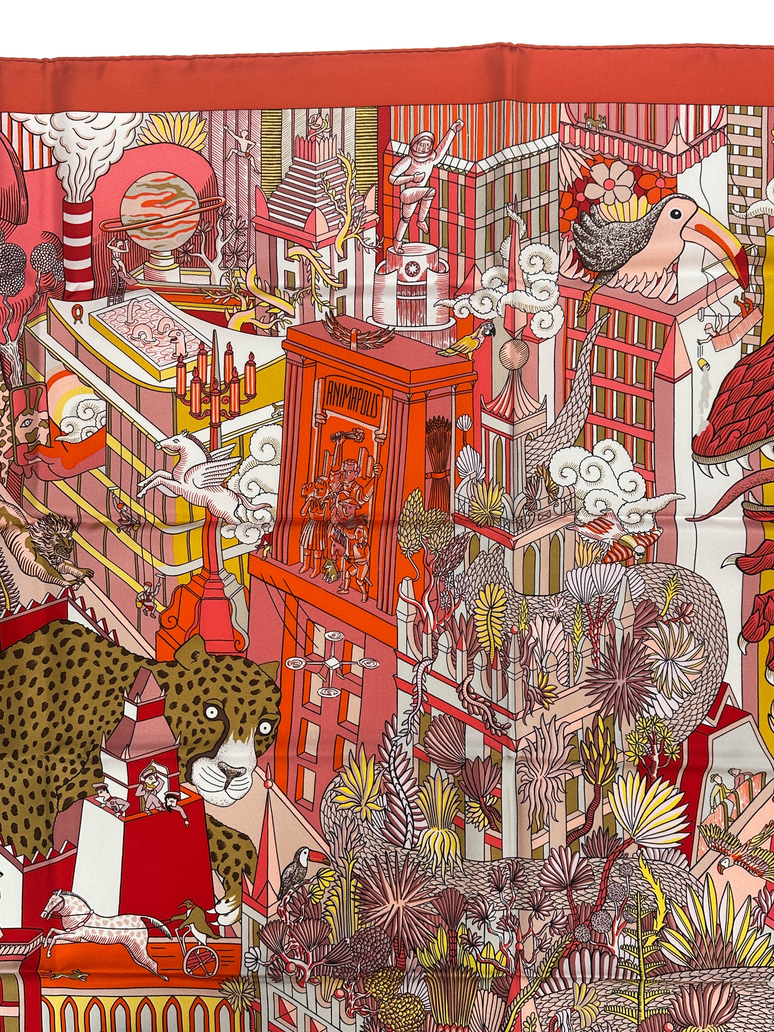 Hermès Animapolis Silk 140