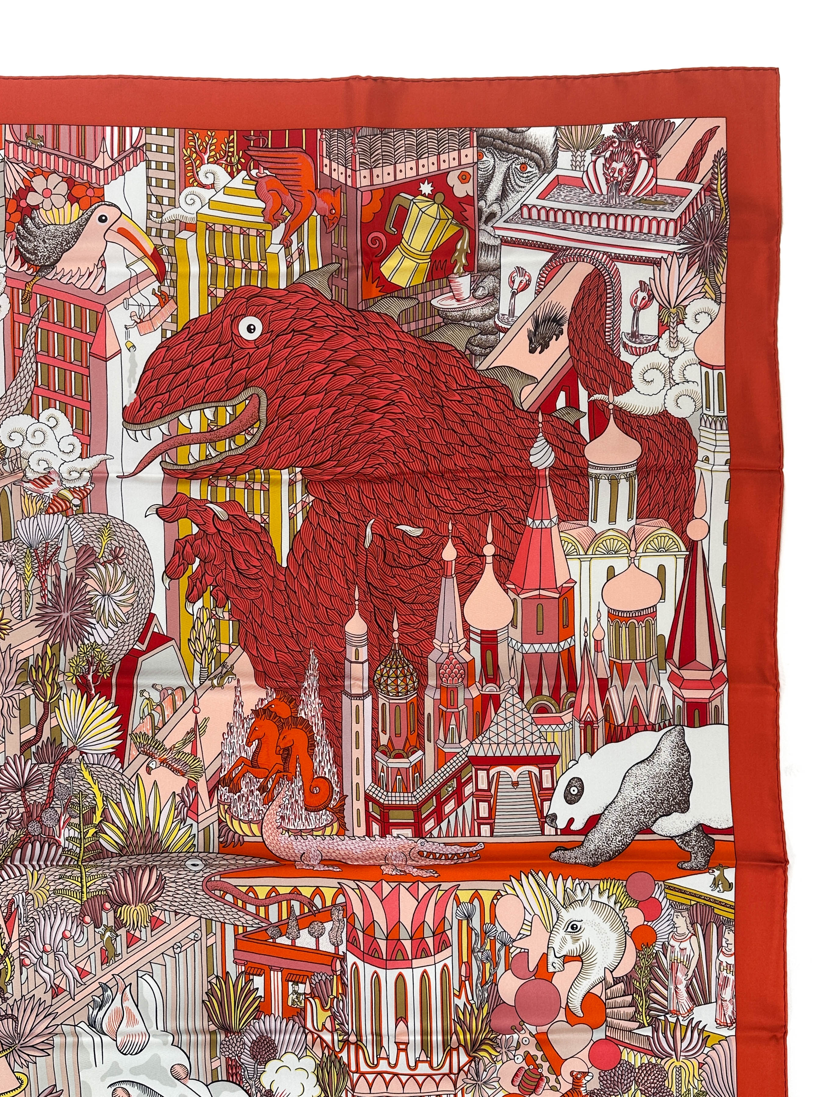 Hermès Animapolis Silk 140