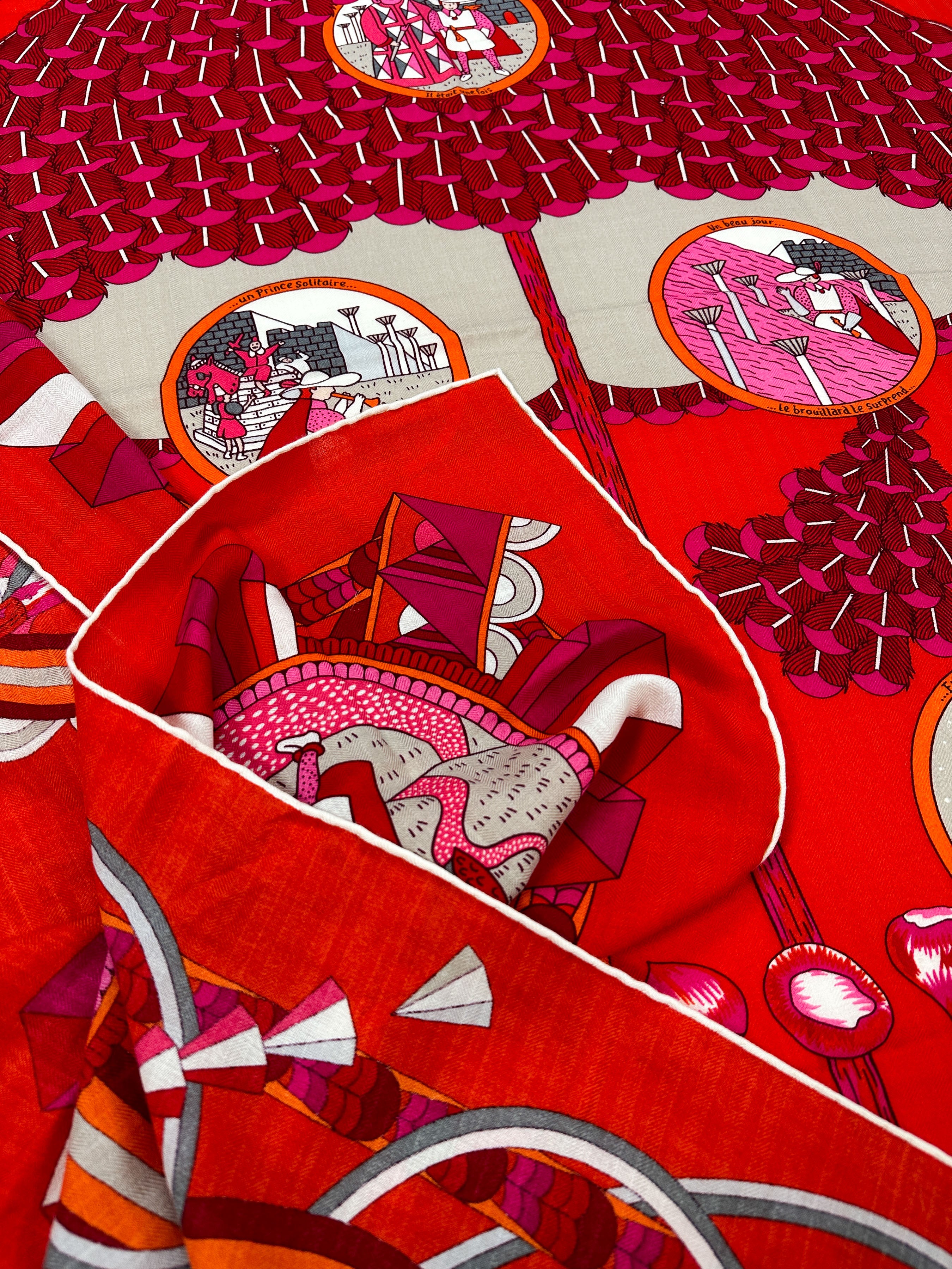 Hermès L'Ombrelle Magique Cashmere Silk 140