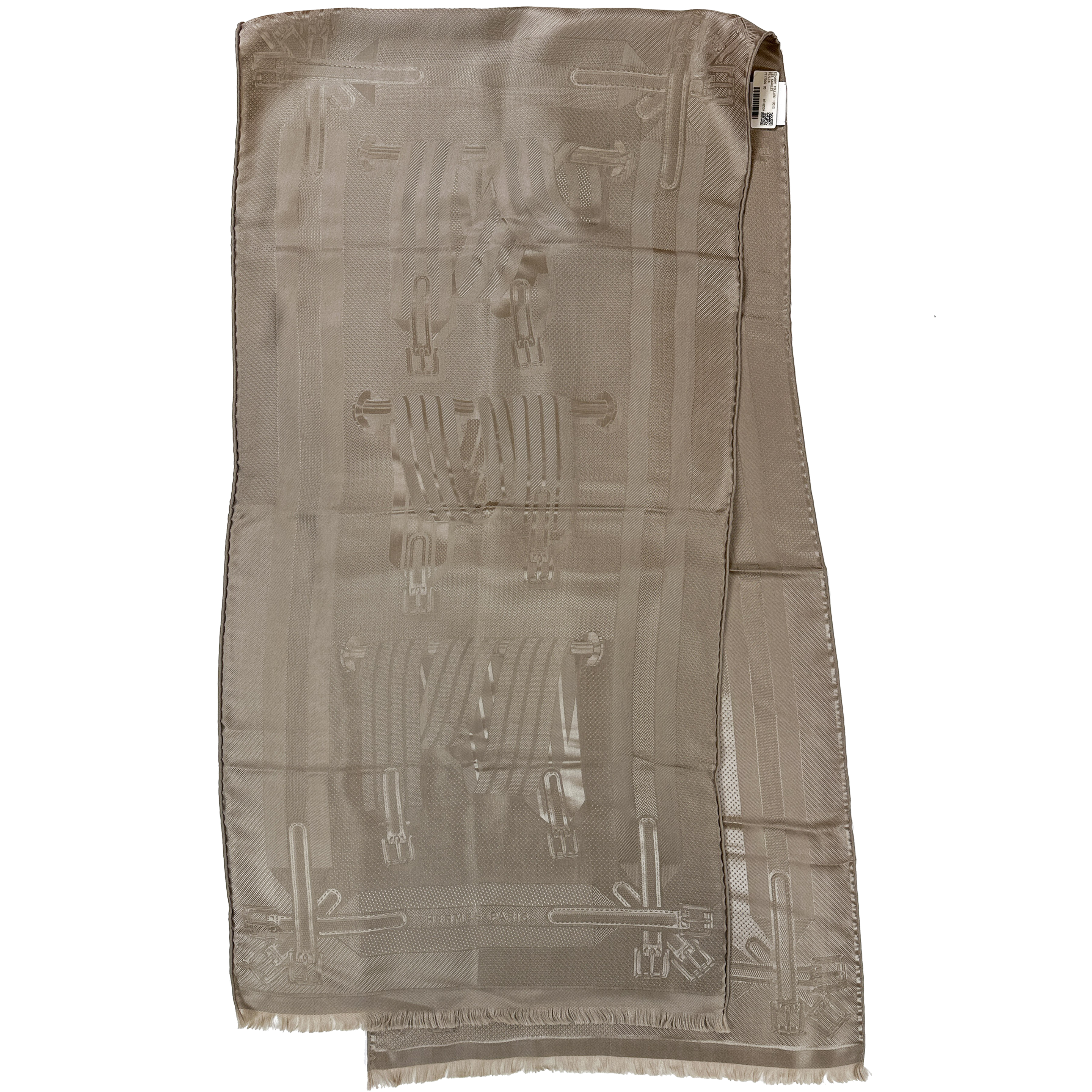 Hermès Les Sangles Echarpe Jacquard Stole