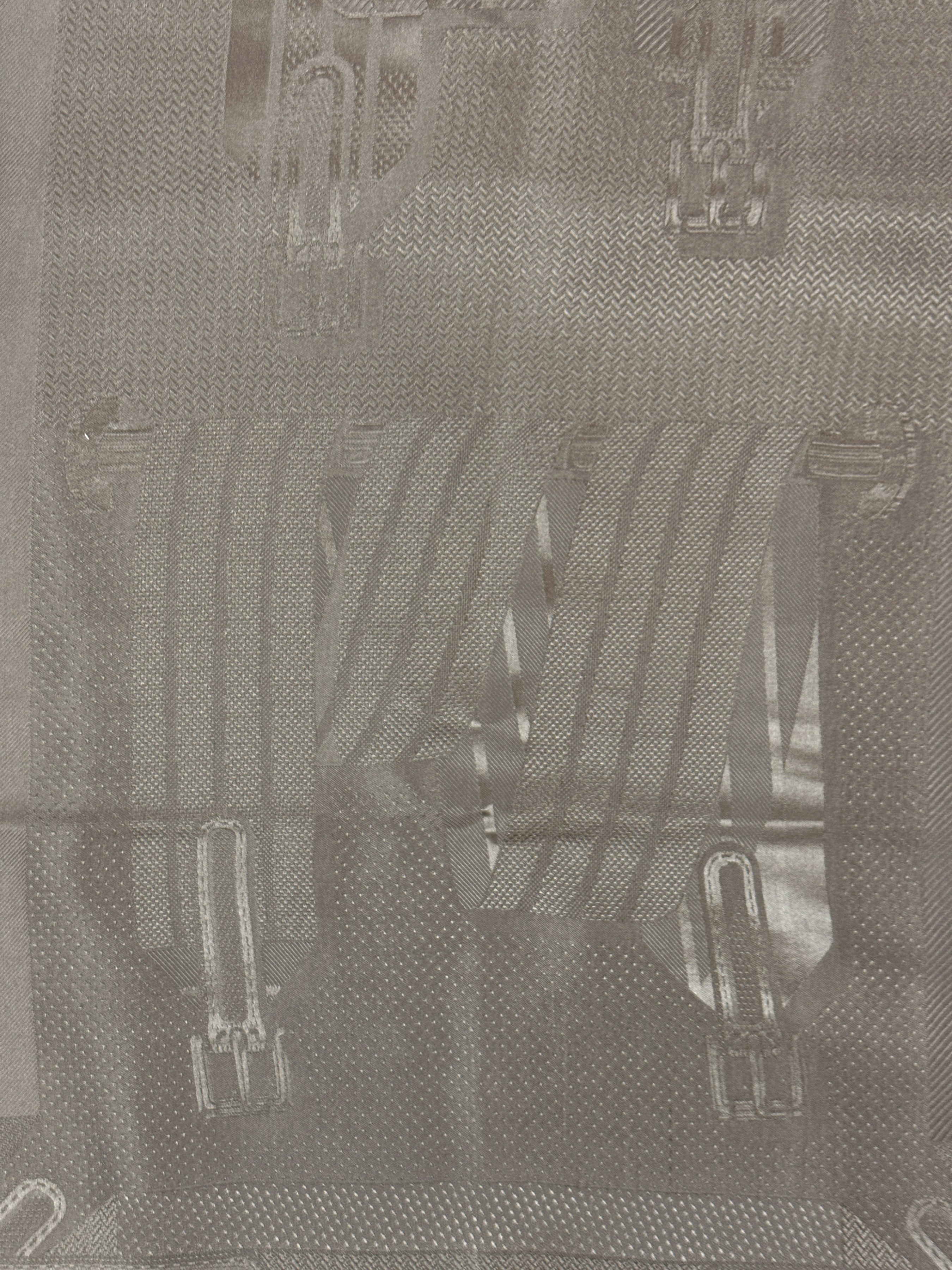 Hermès Les Sangles Echarpe Jacquard Stole