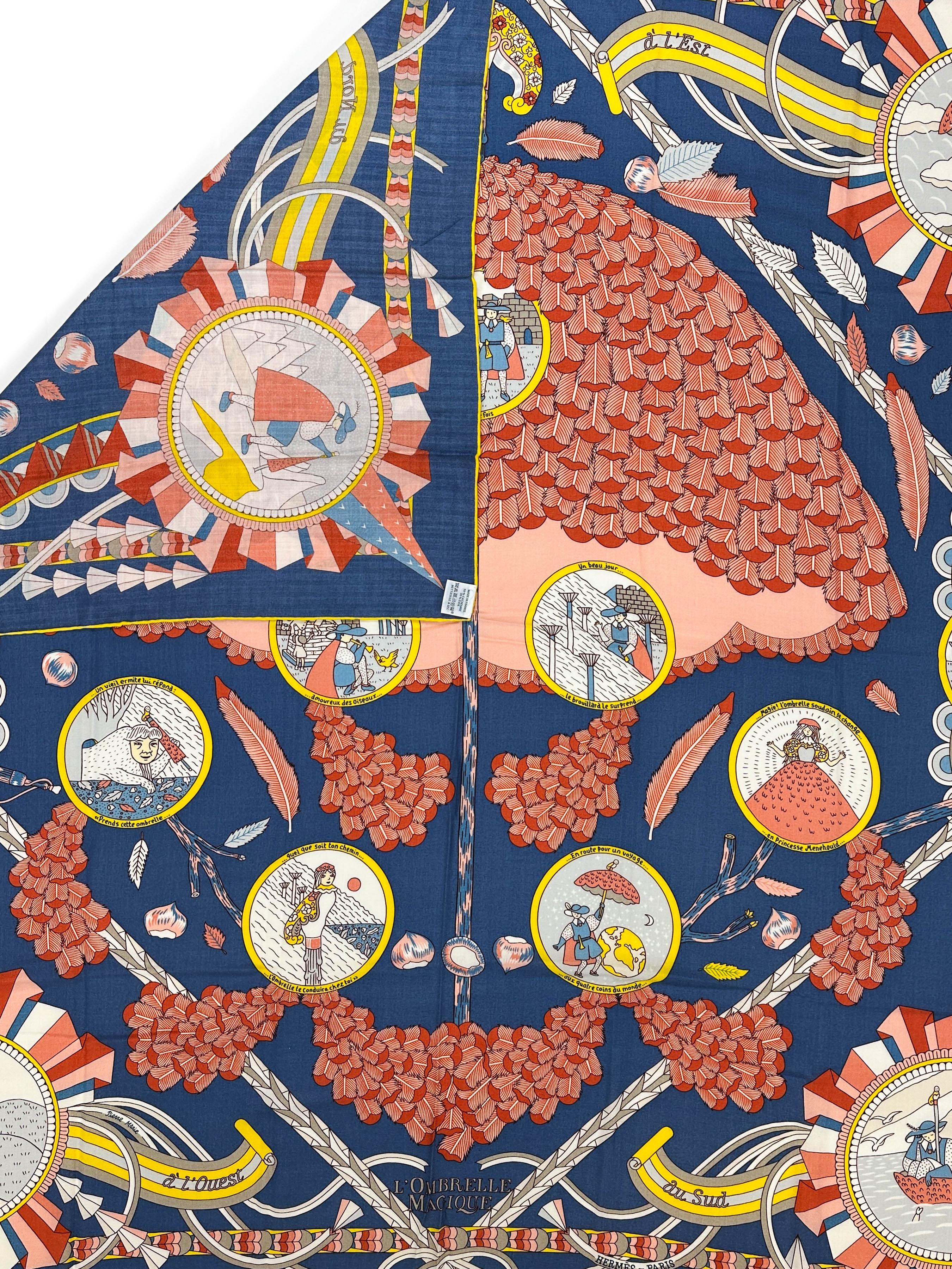 Hermès L'Ombrelle Magique Cashmere Silk 140