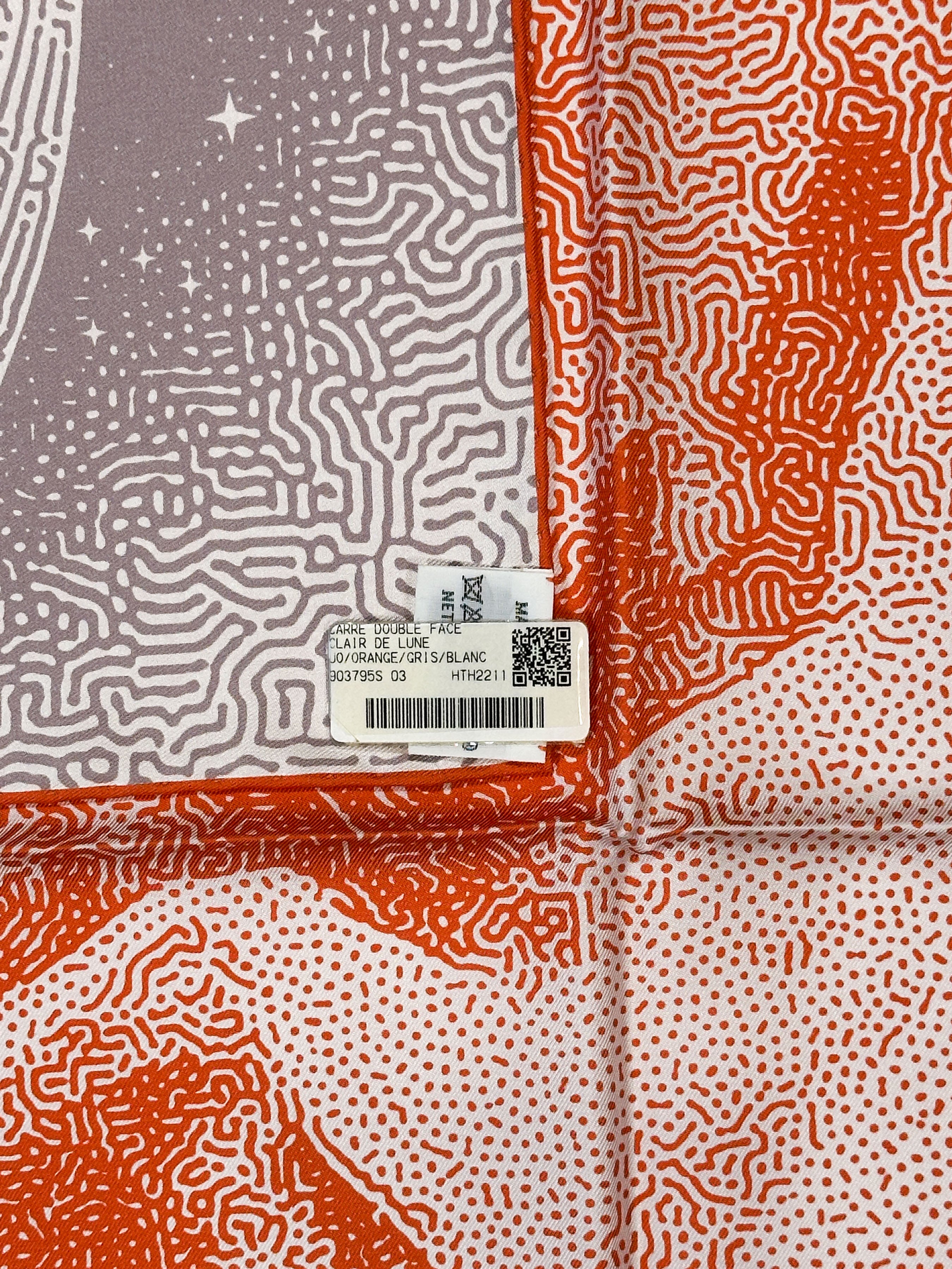 Hermès Clair de Lune Double Face 90