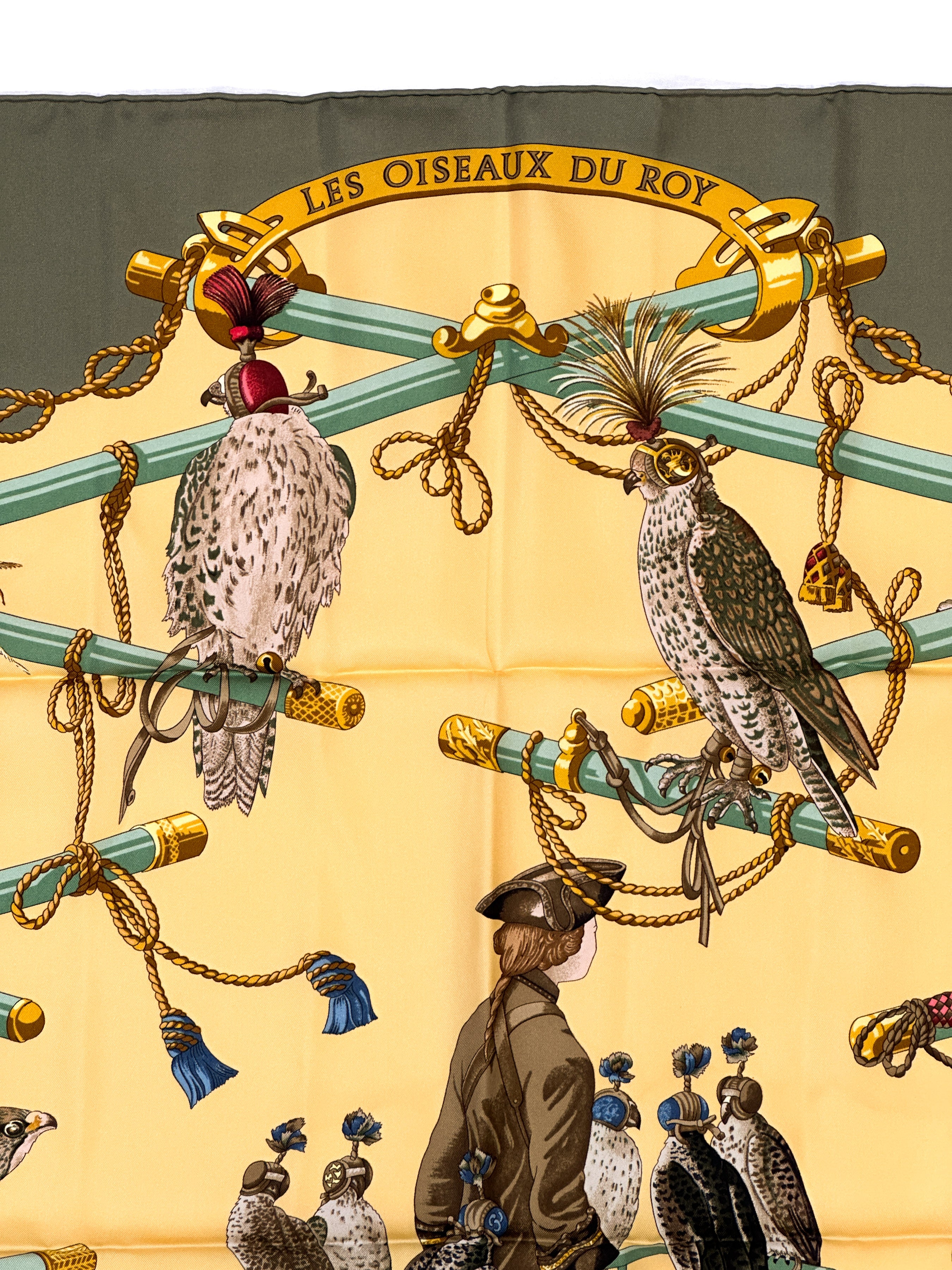 Hermès Les Oiseaux du Roy 90