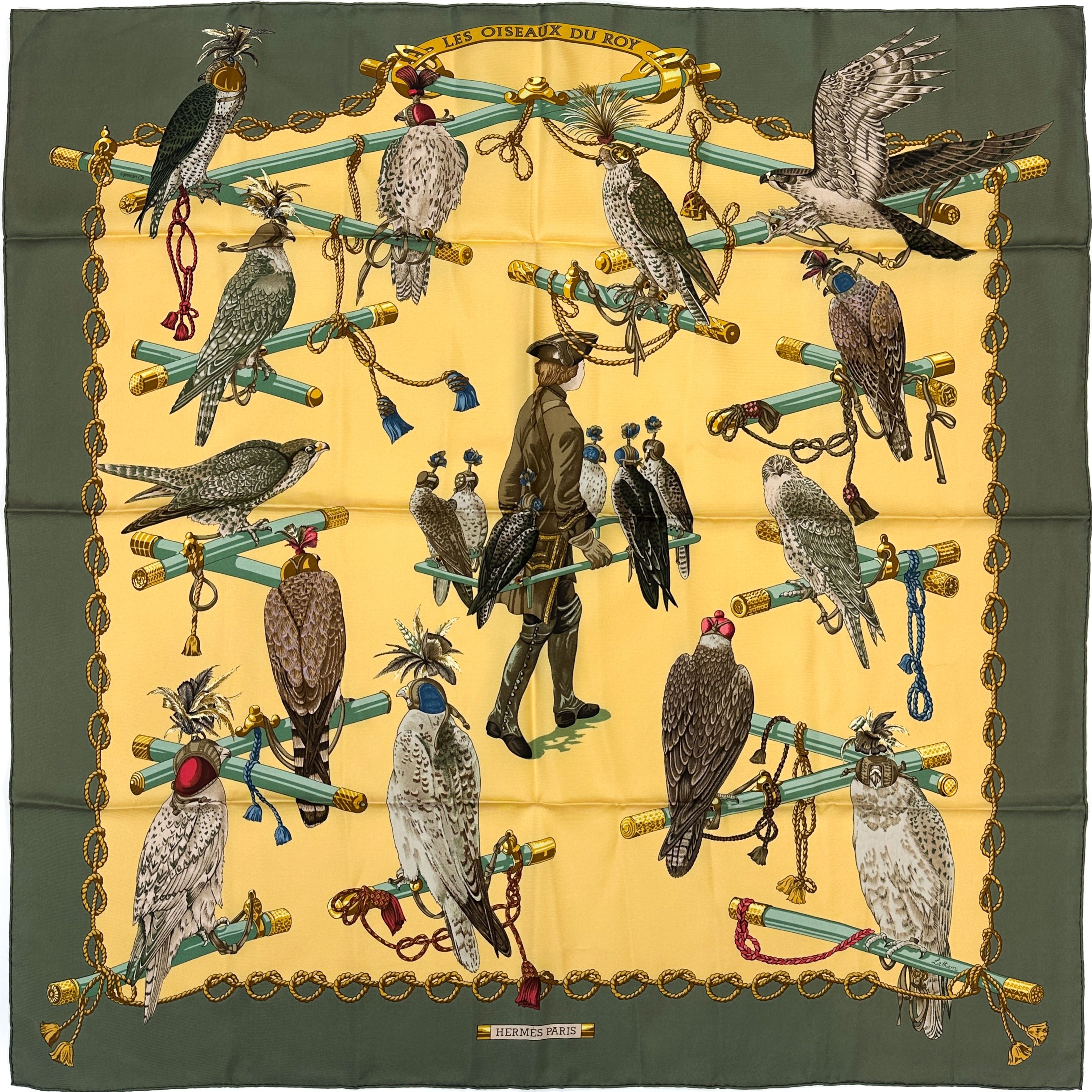 Hermès Les Oiseaux du Roy 90