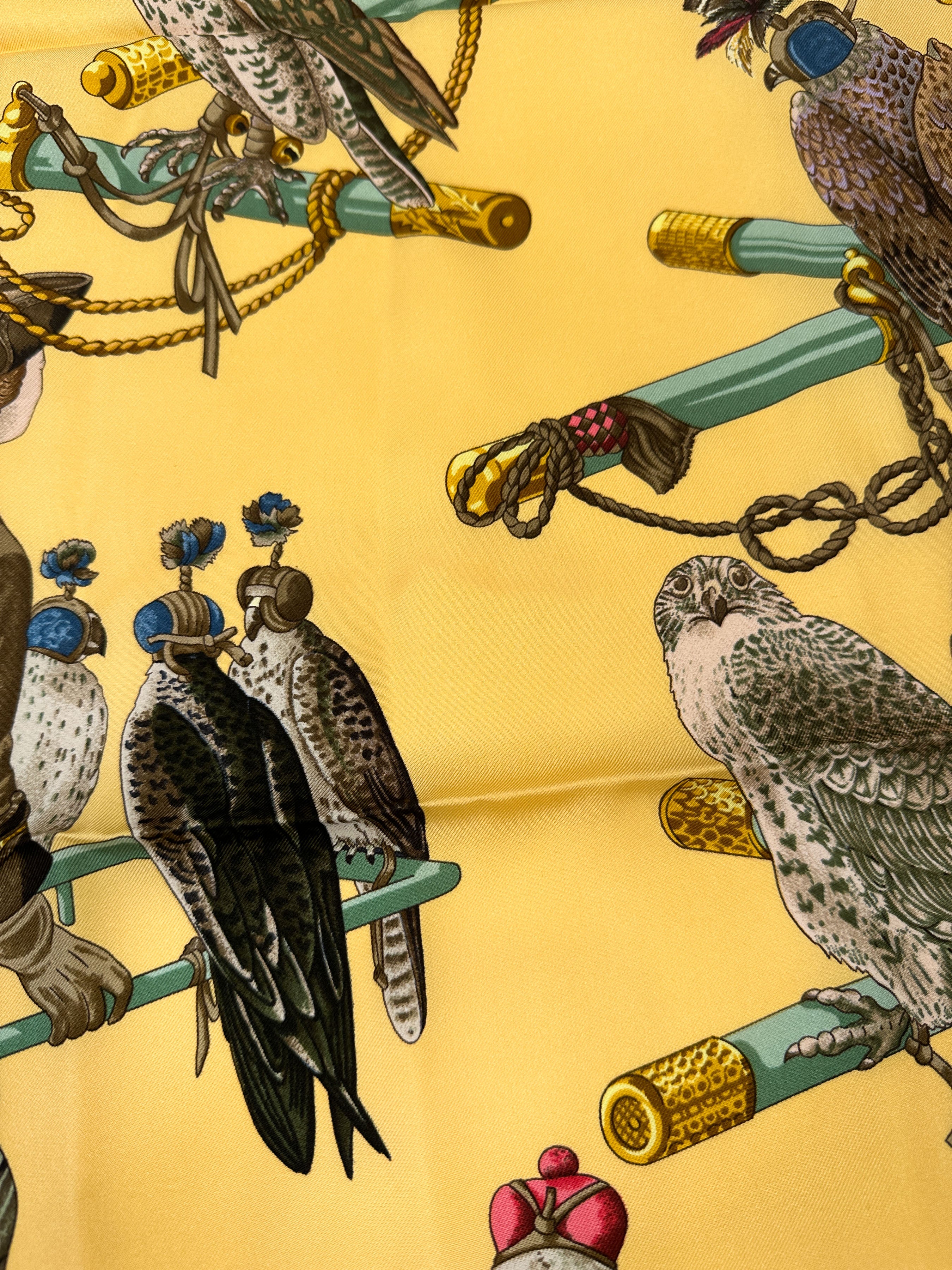Hermès Les Oiseaux du Roy 90