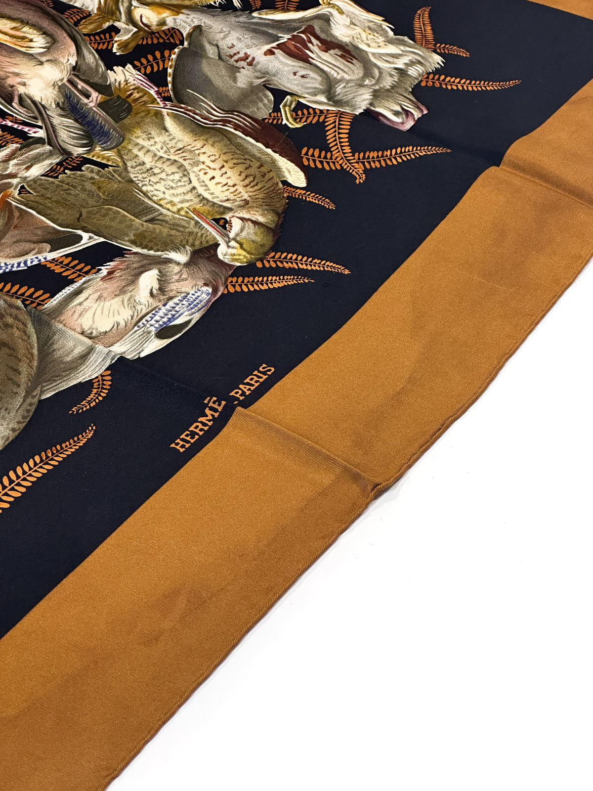 Hermès Gibiers Silk 90