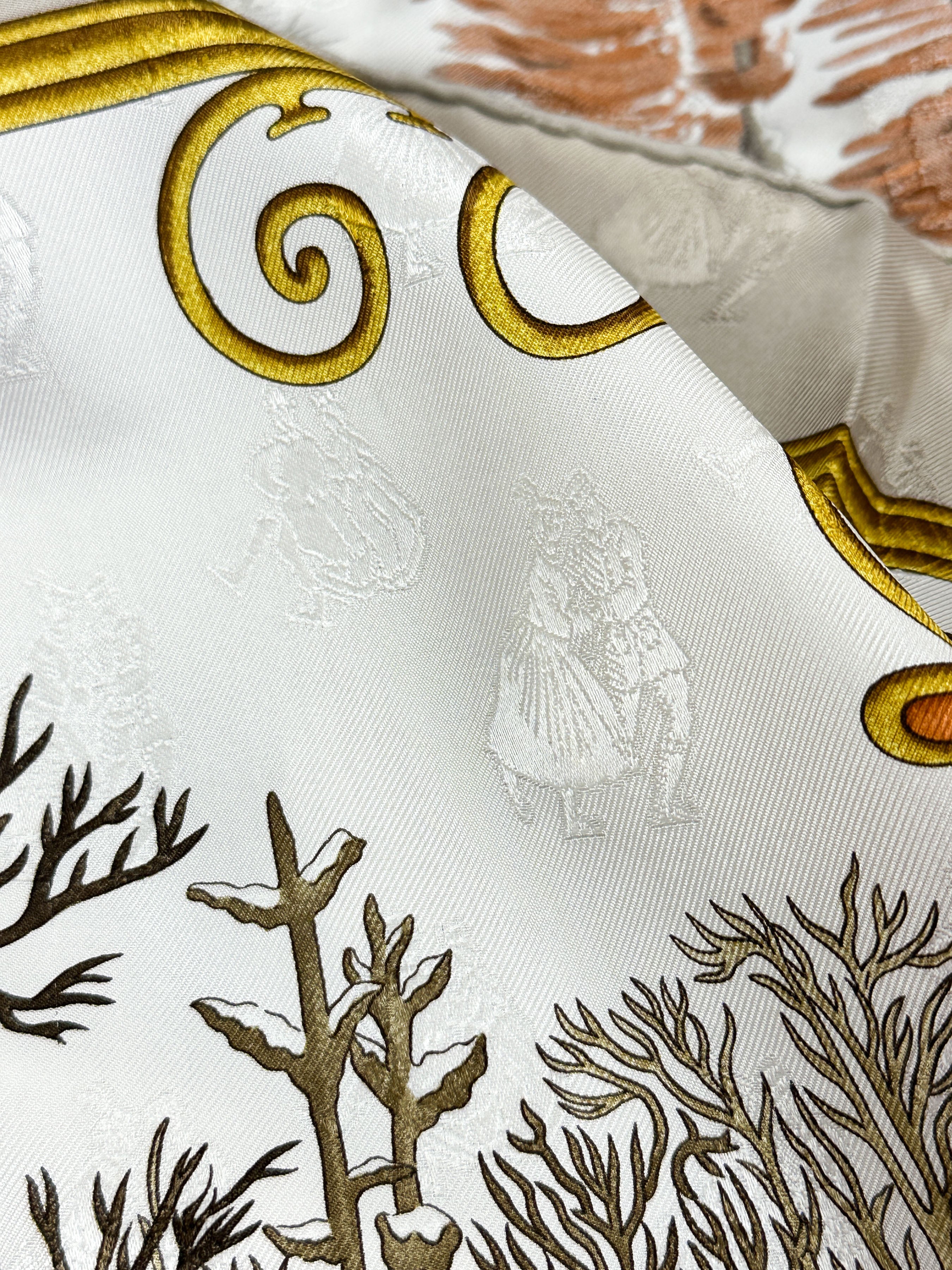 Hermès Joies d'Hiver Jacquard 90