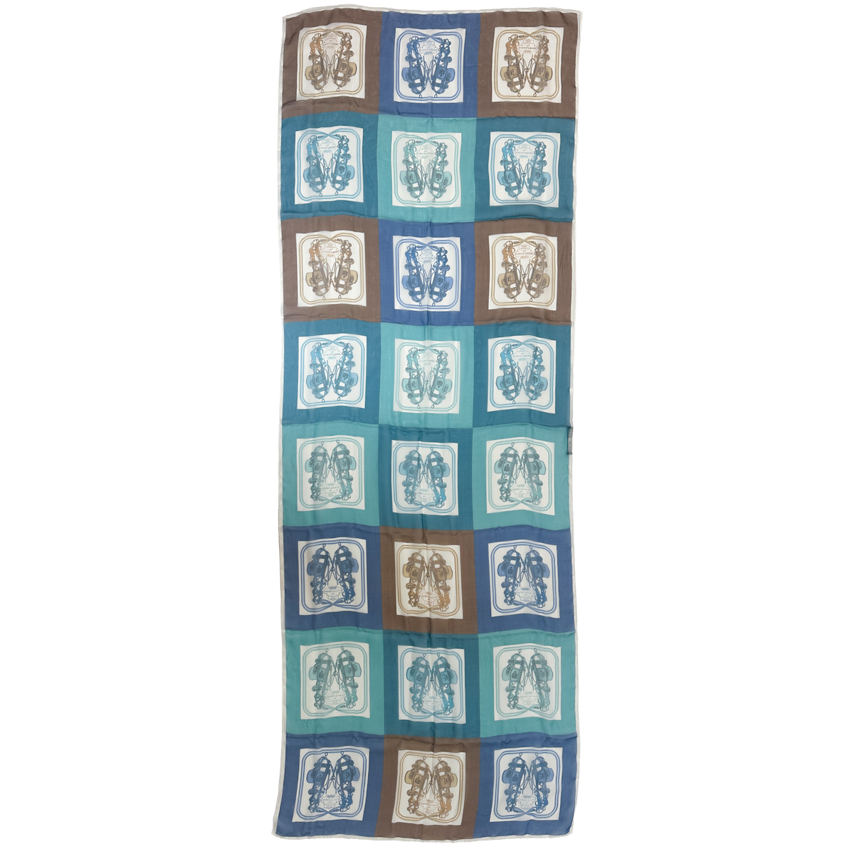 Hermès Mini Brides de Gala Mousseline Shawl