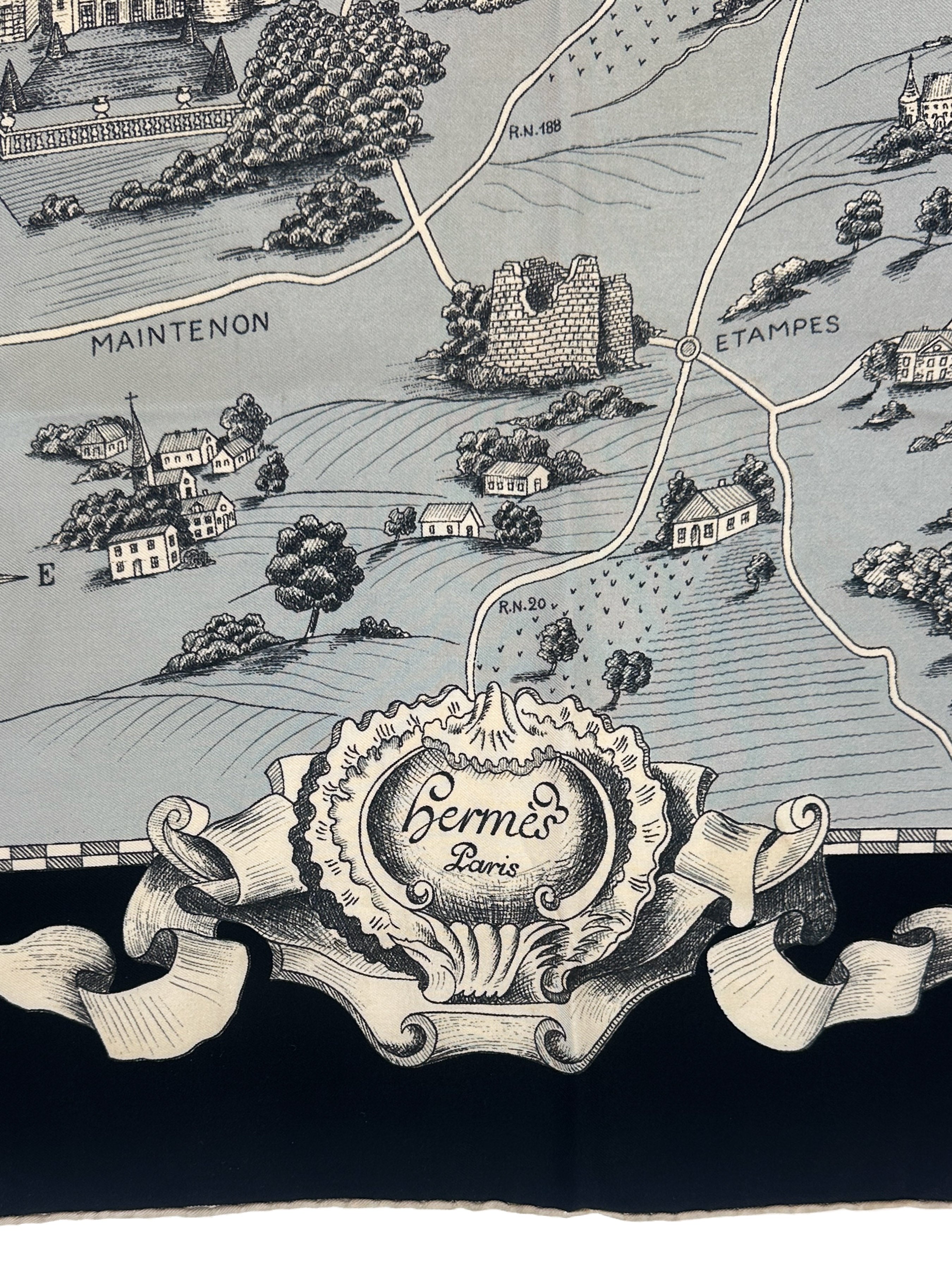 Hermès Les Chemins de l'Île de France 90 *C. 1952*