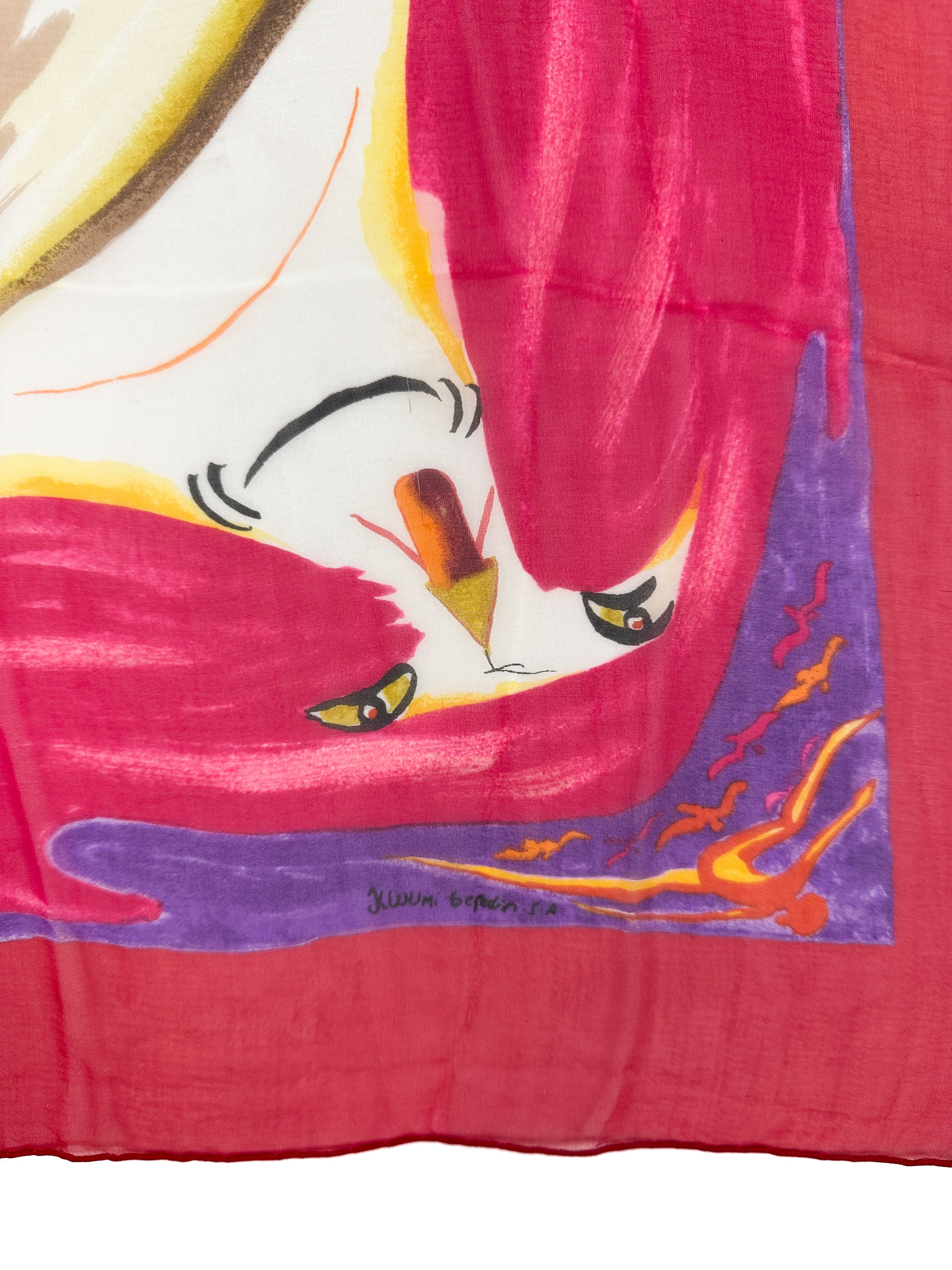 Hermès Smiles In Third Millenary Mousseline 90