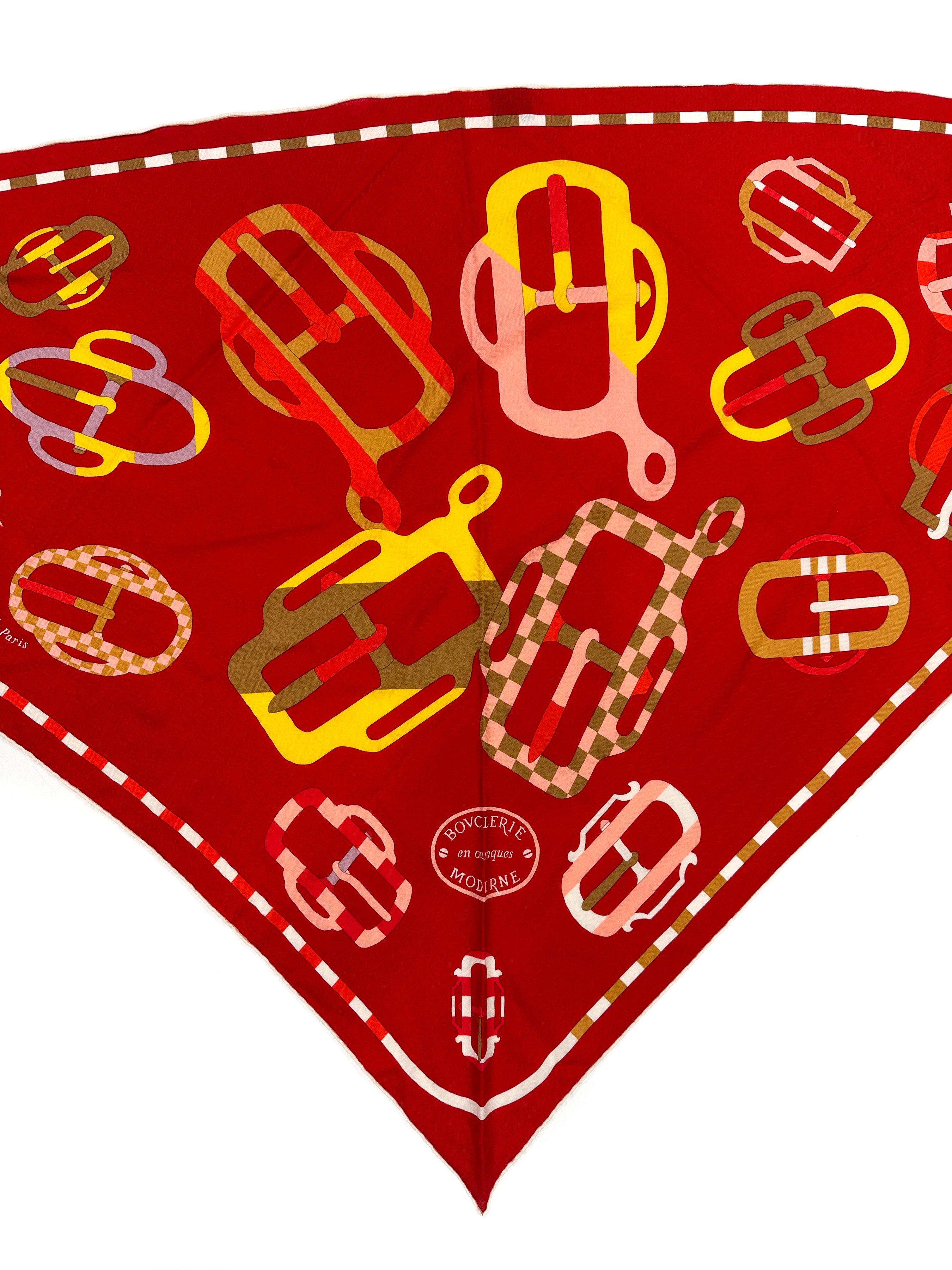 Hermès Bouclerie Moderne Cashmere Silk Giant Triangle