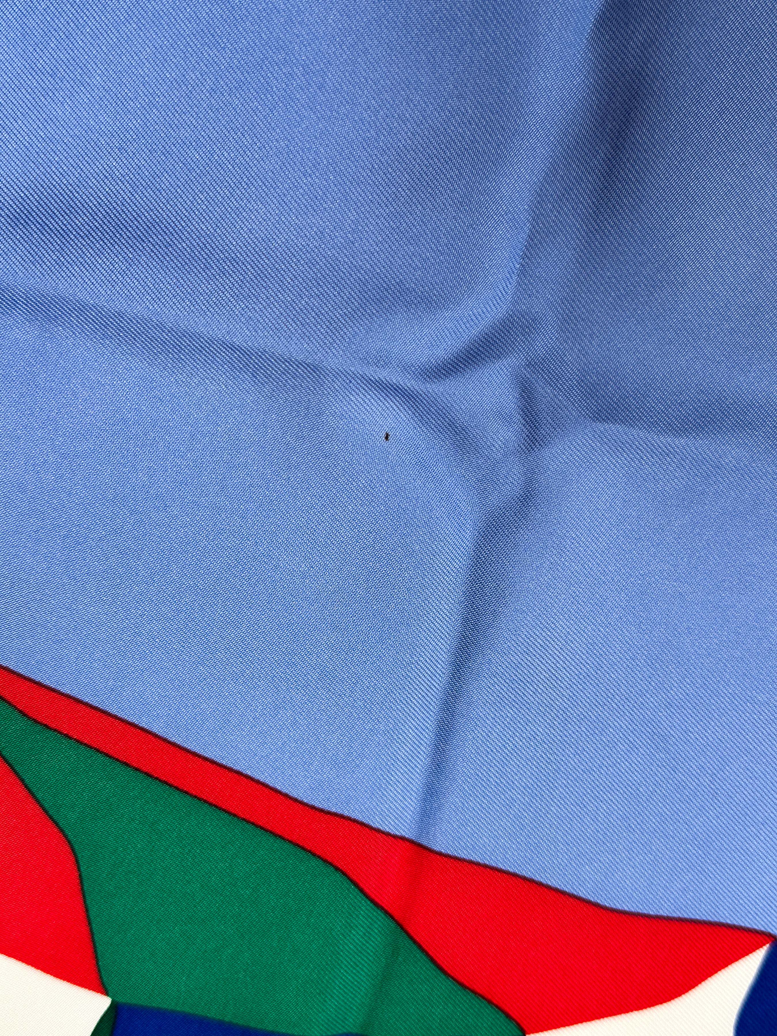 Hermès Charmes des Plages Normandes Silk Shawl