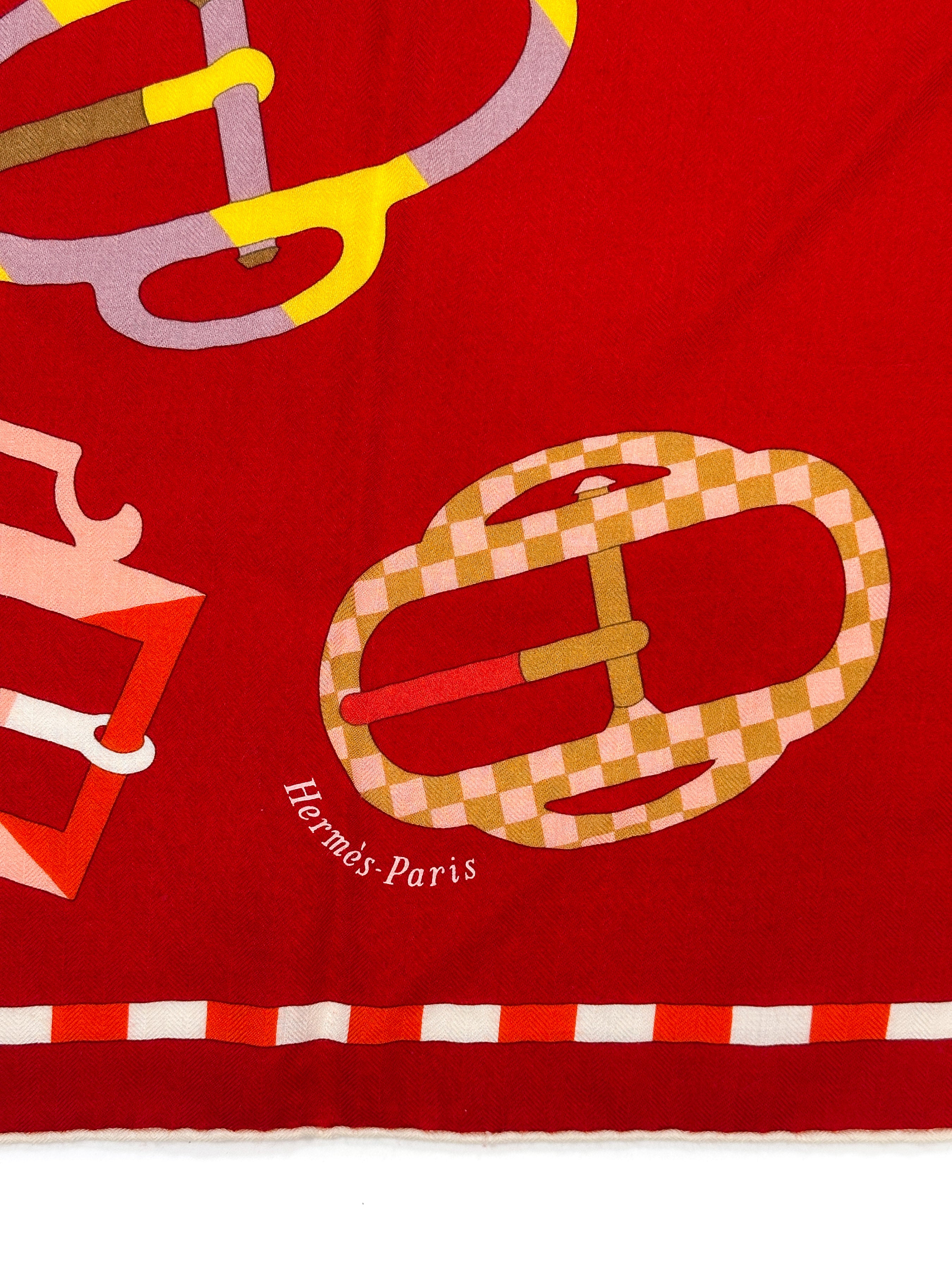 Hermès Bouclerie Moderne Cashmere Silk Giant Triangle