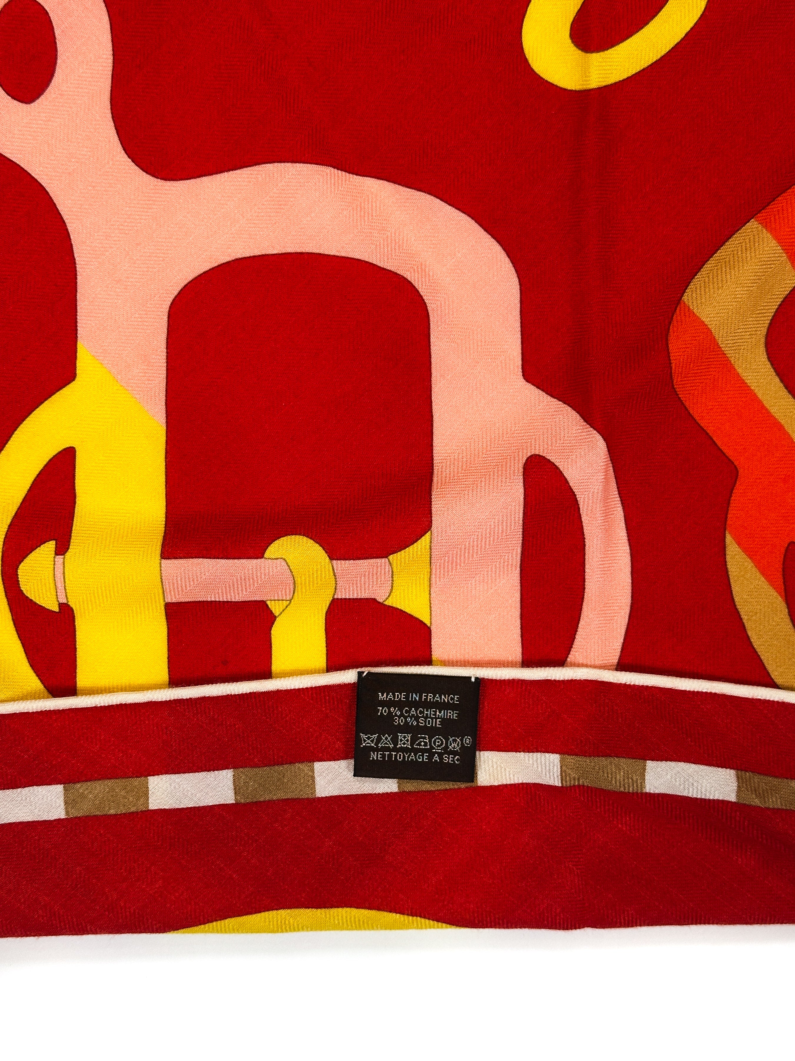 Hermès Bouclerie Moderne Cashmere Silk Giant Triangle