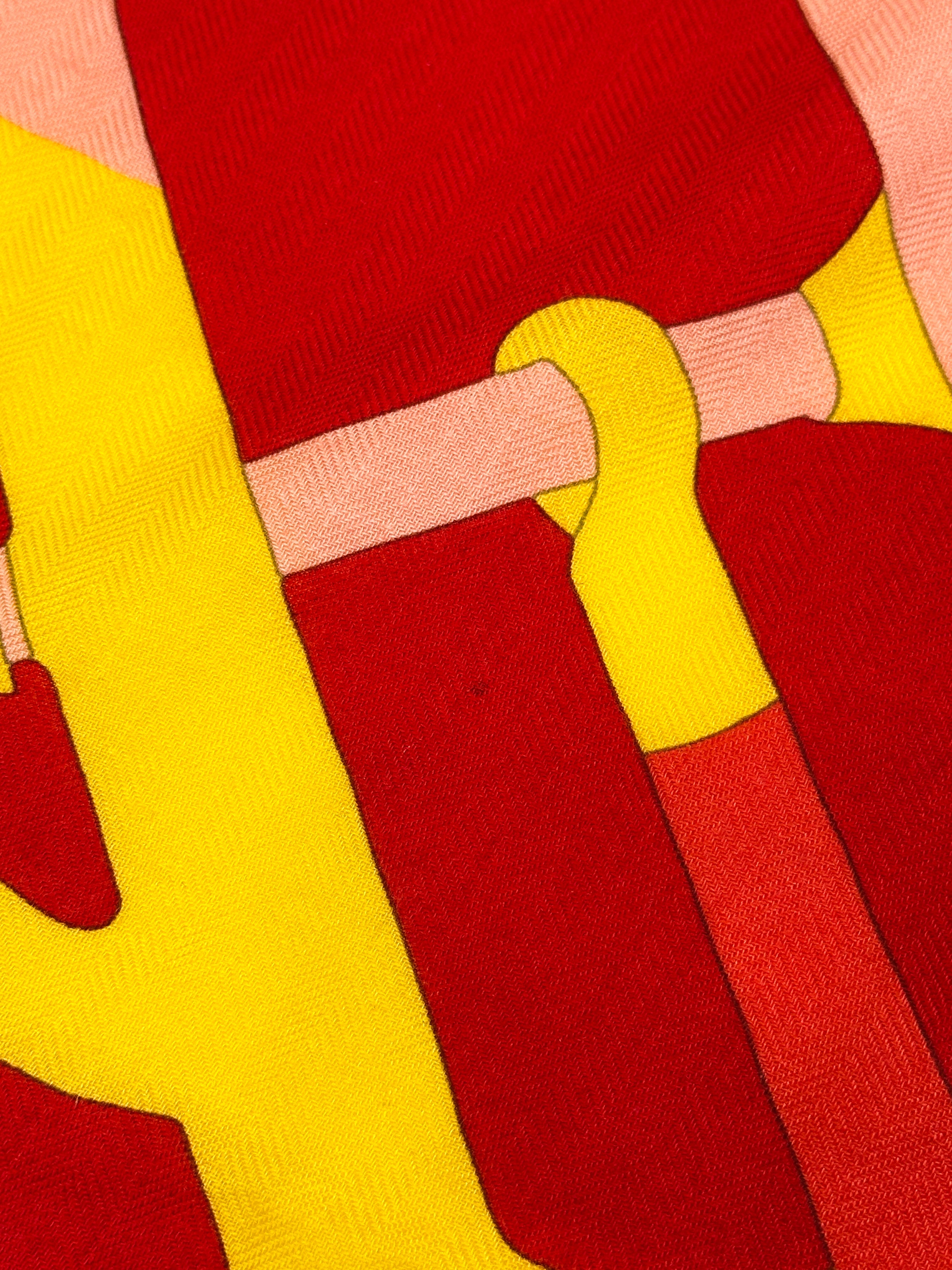 Hermès Bouclerie Moderne Cashmere Silk Giant Triangle