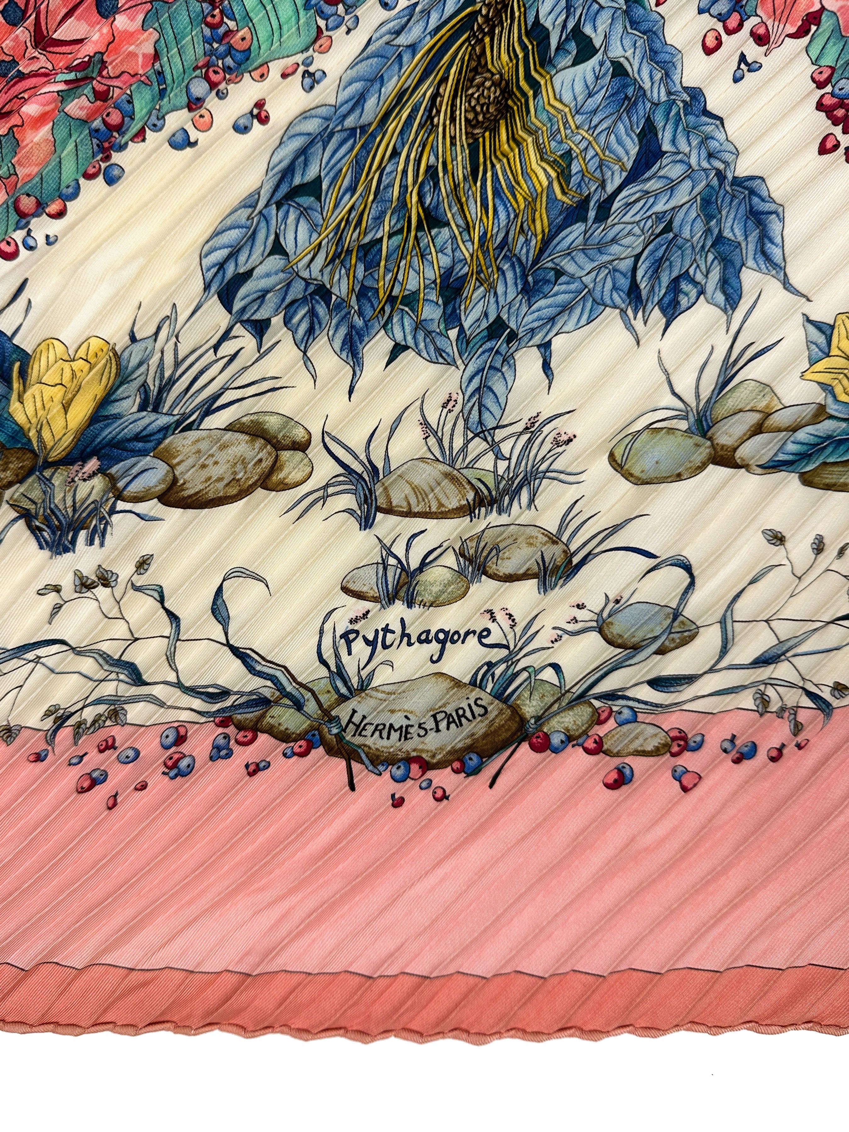 Hermès Pythagore Plissé 90